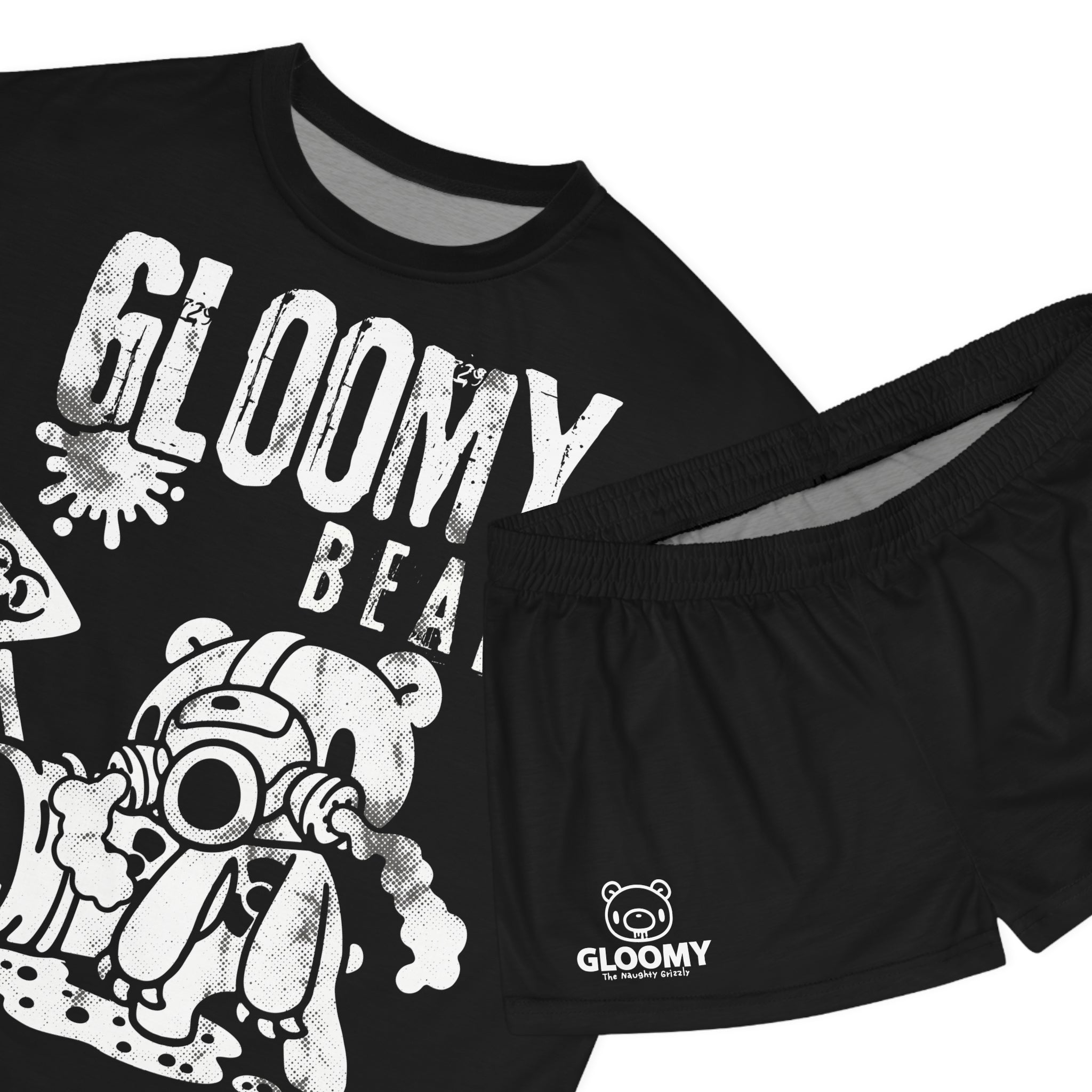 Gloomy Toxic Trash - Women's Short Pajama Set (AOP)