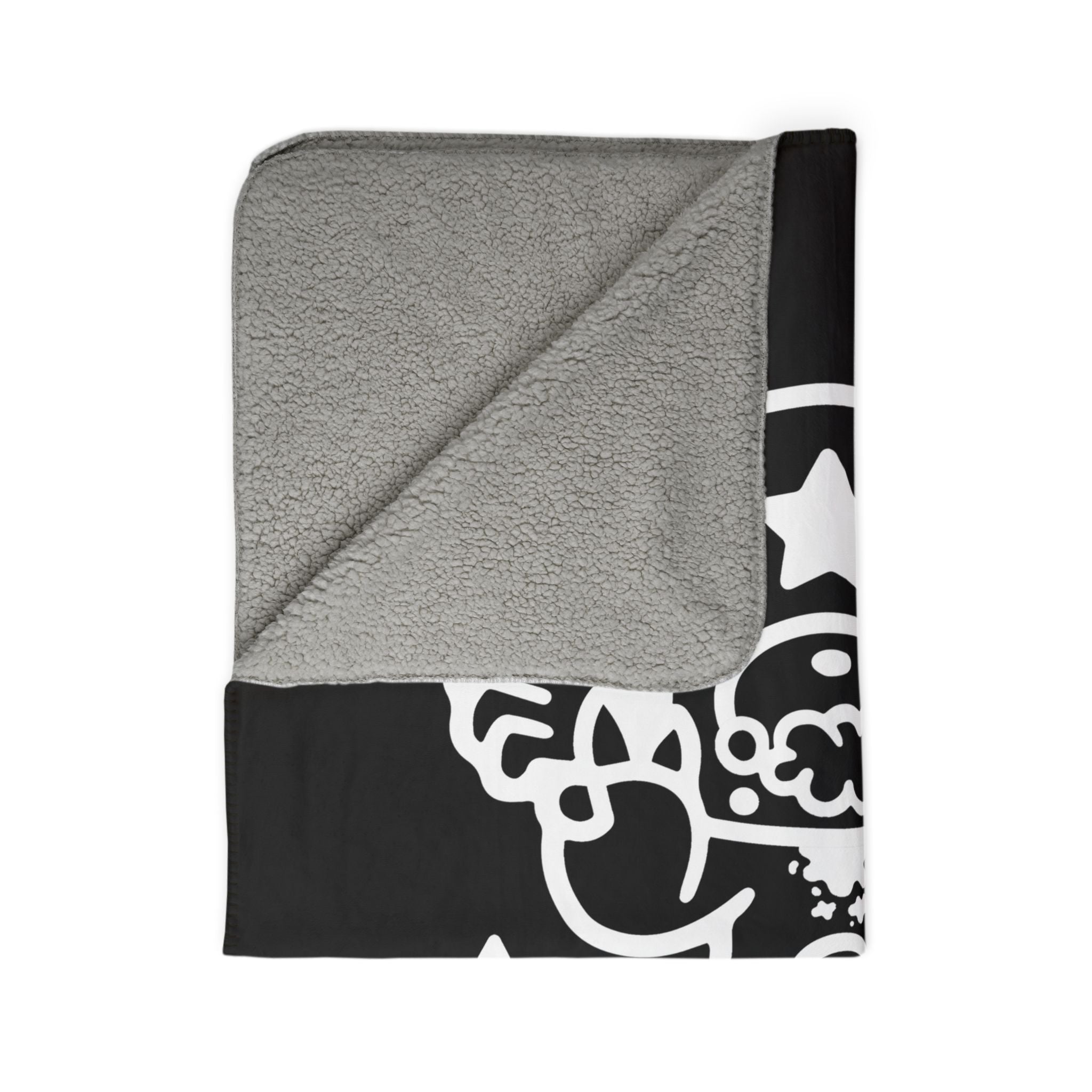 Gloomy Bear Cancer Zodiac Fleece Sherpa Blanket