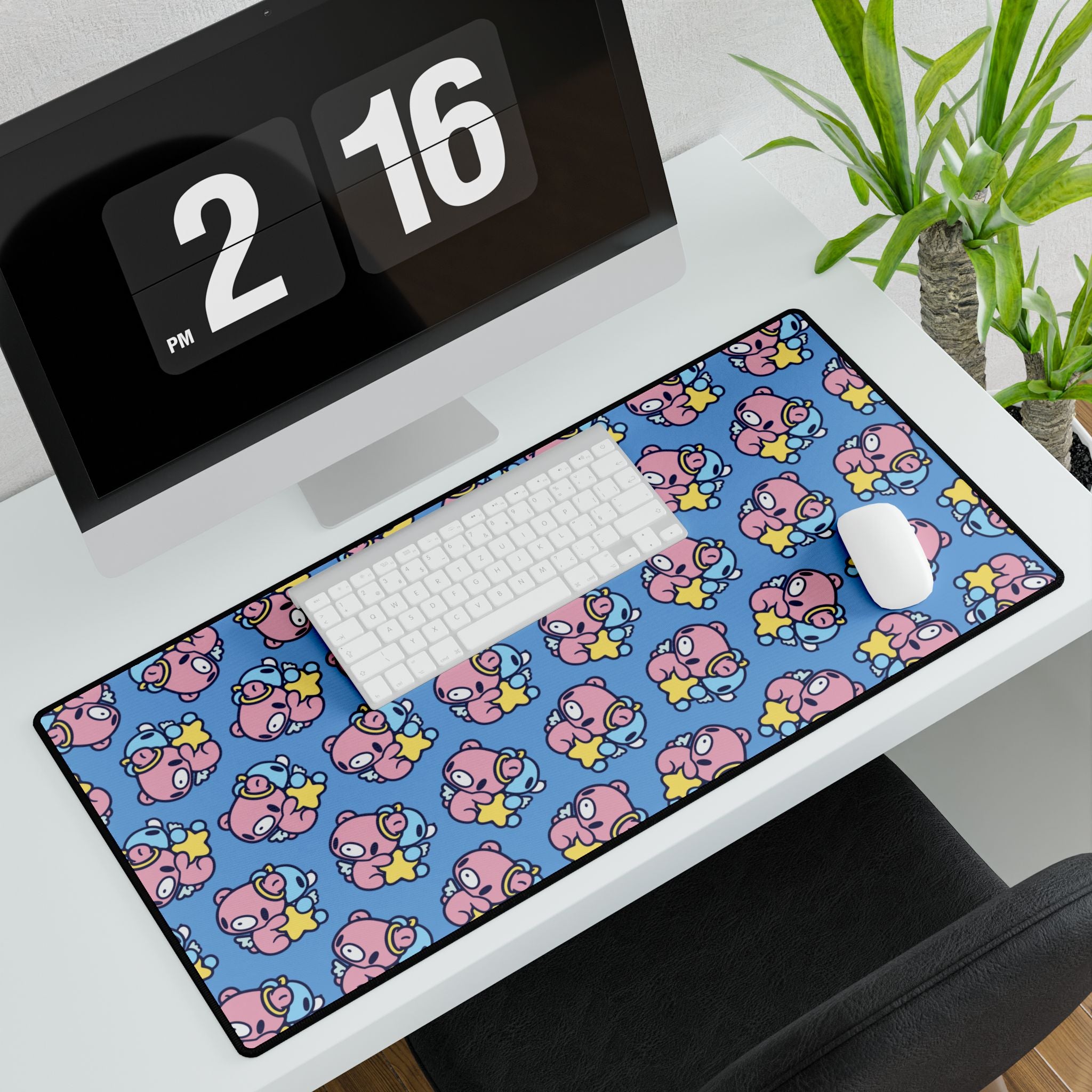 Gloomy gemini Zodiac Desk Mats