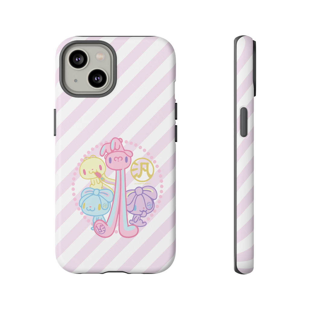 Group Pastel All Purpose Bunny - Phone Case