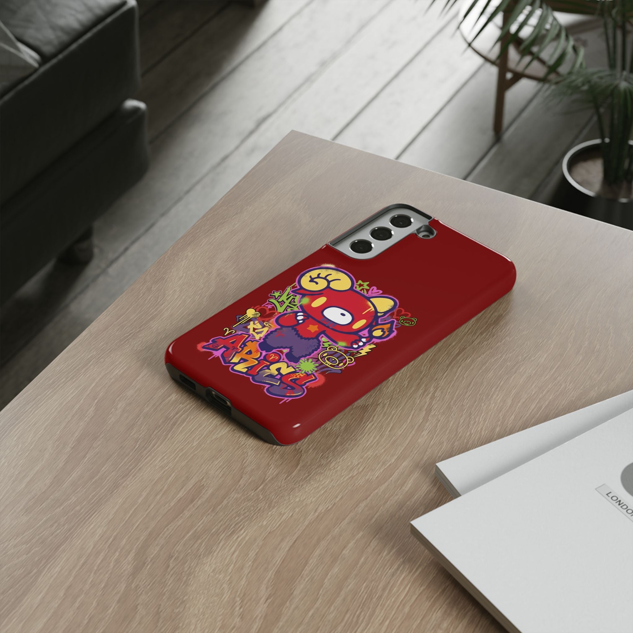 Zodiac Aries  Gloomy Bear Phone Case