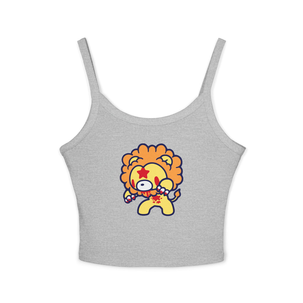 Leo Zodiac Gloomy Bear Spaghetti Strap Tank Top