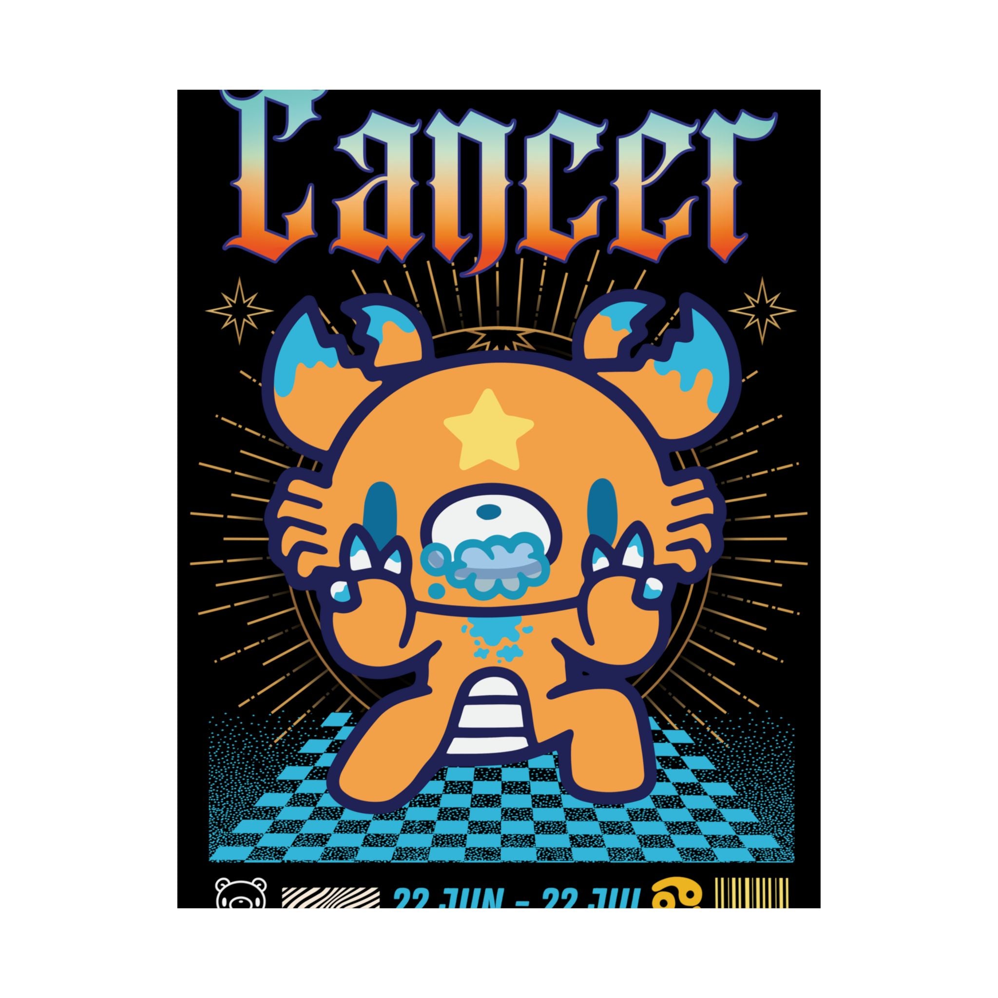 Cancer Zodiac Satin Posters (300gsm)