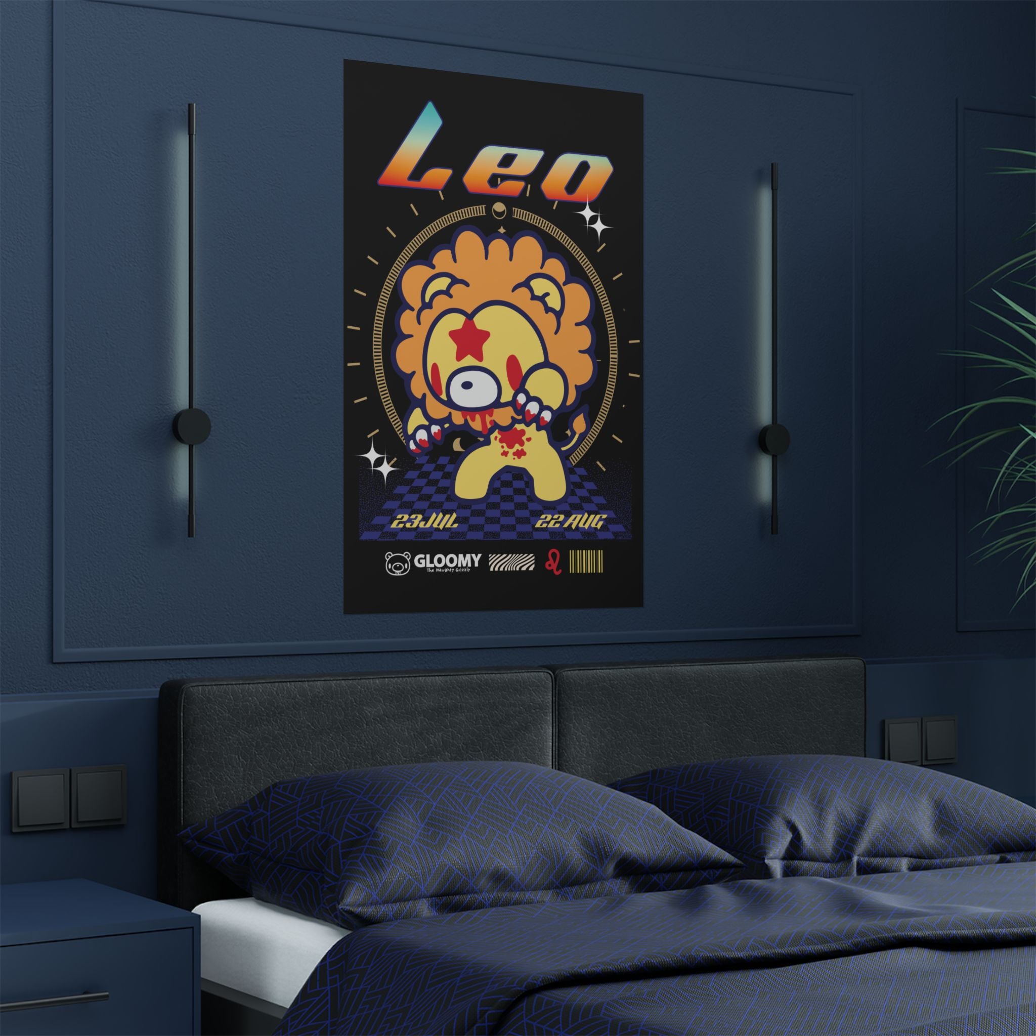 Leo Zodiac Satin Posters (300gsm)