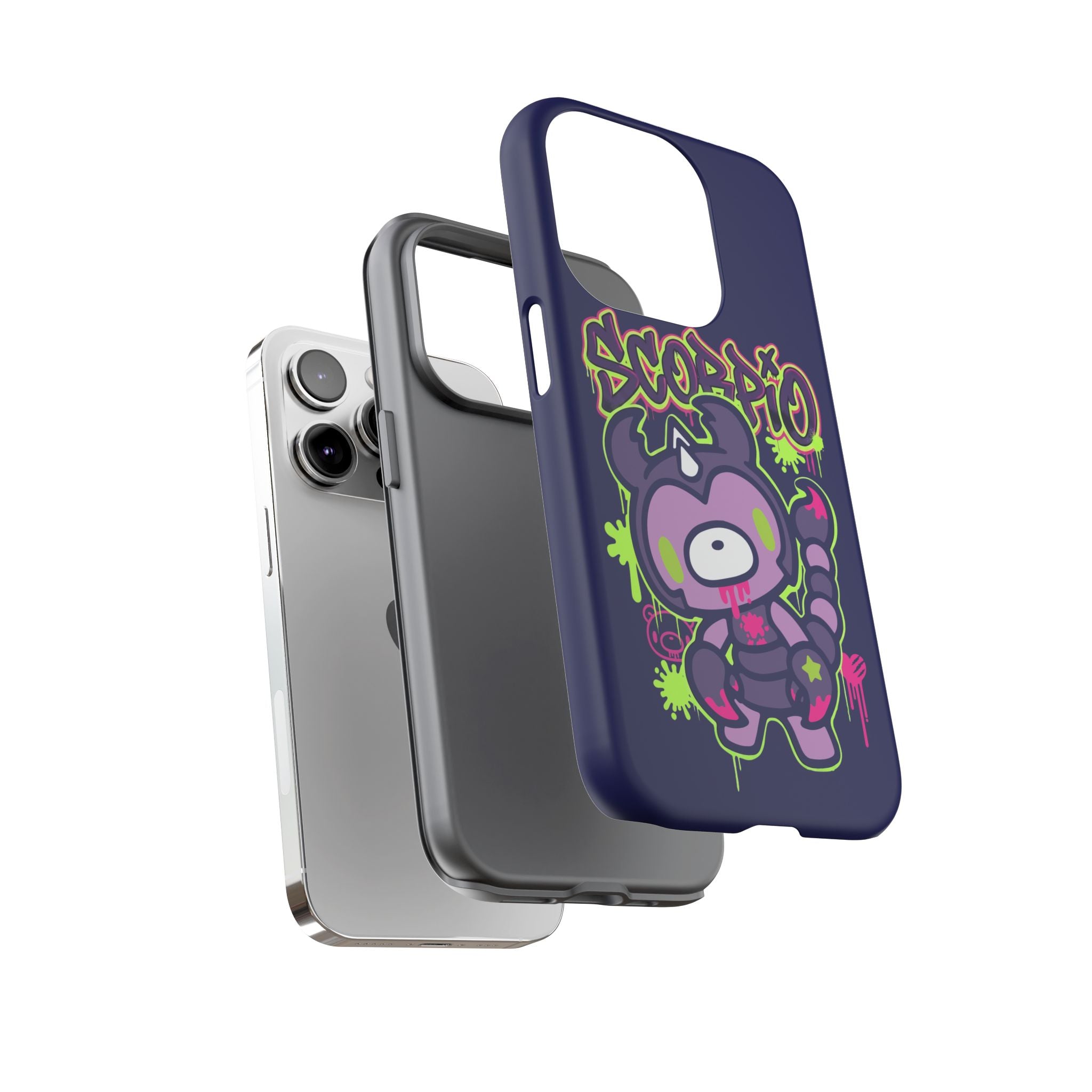 Zodiac Scorpio Gloomy Bear Phone Case