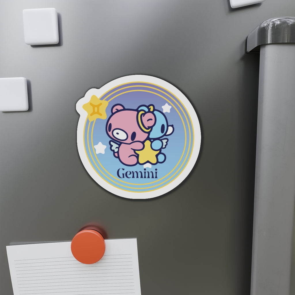 Gloomy gemini Zodiac  Die-Cut Magnets