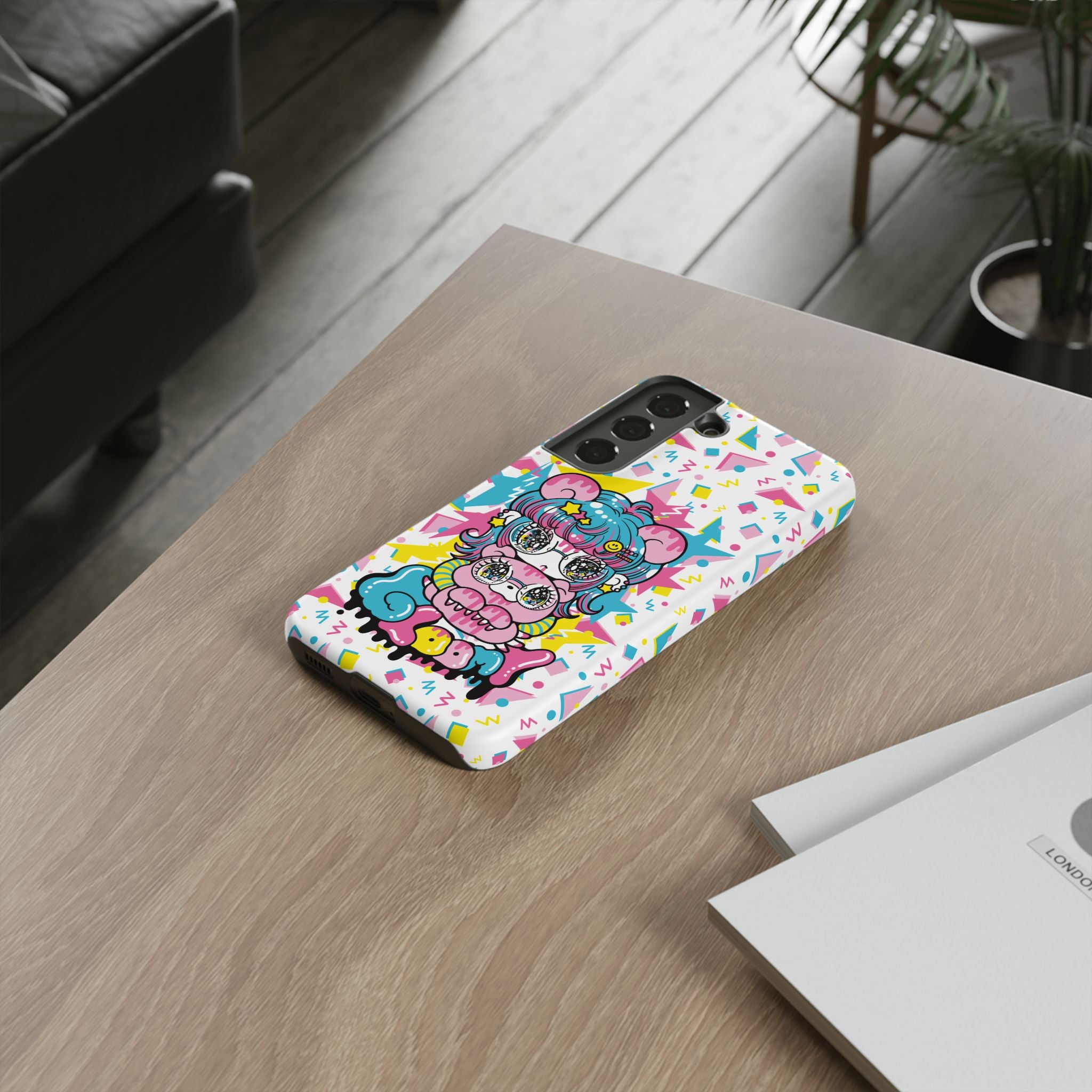 YURIE SEKIYA X GLOOMY BEAR ⭐️ FIRE GIRL PHONE CASE