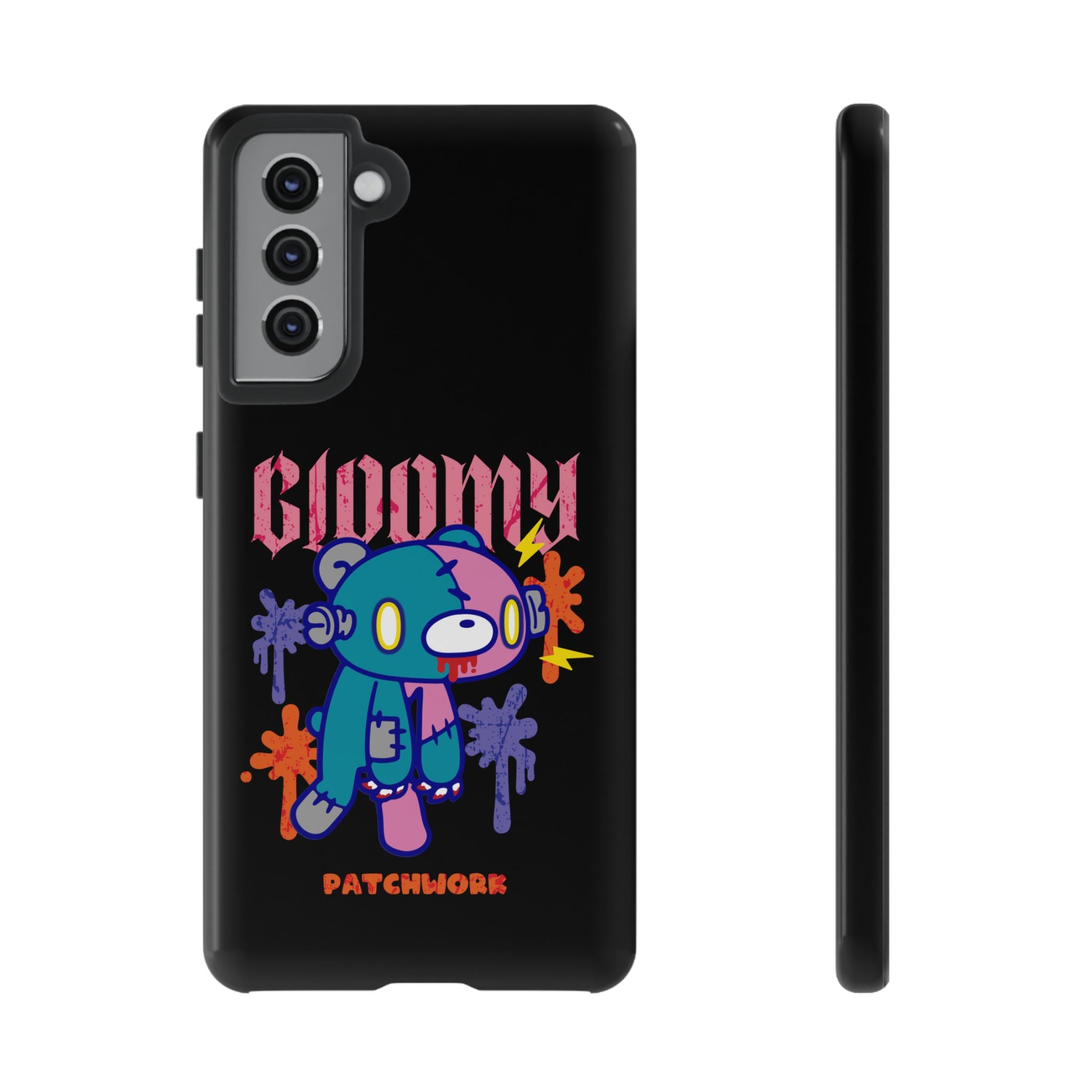 gloomy bear Halloween patchwork Phone Case