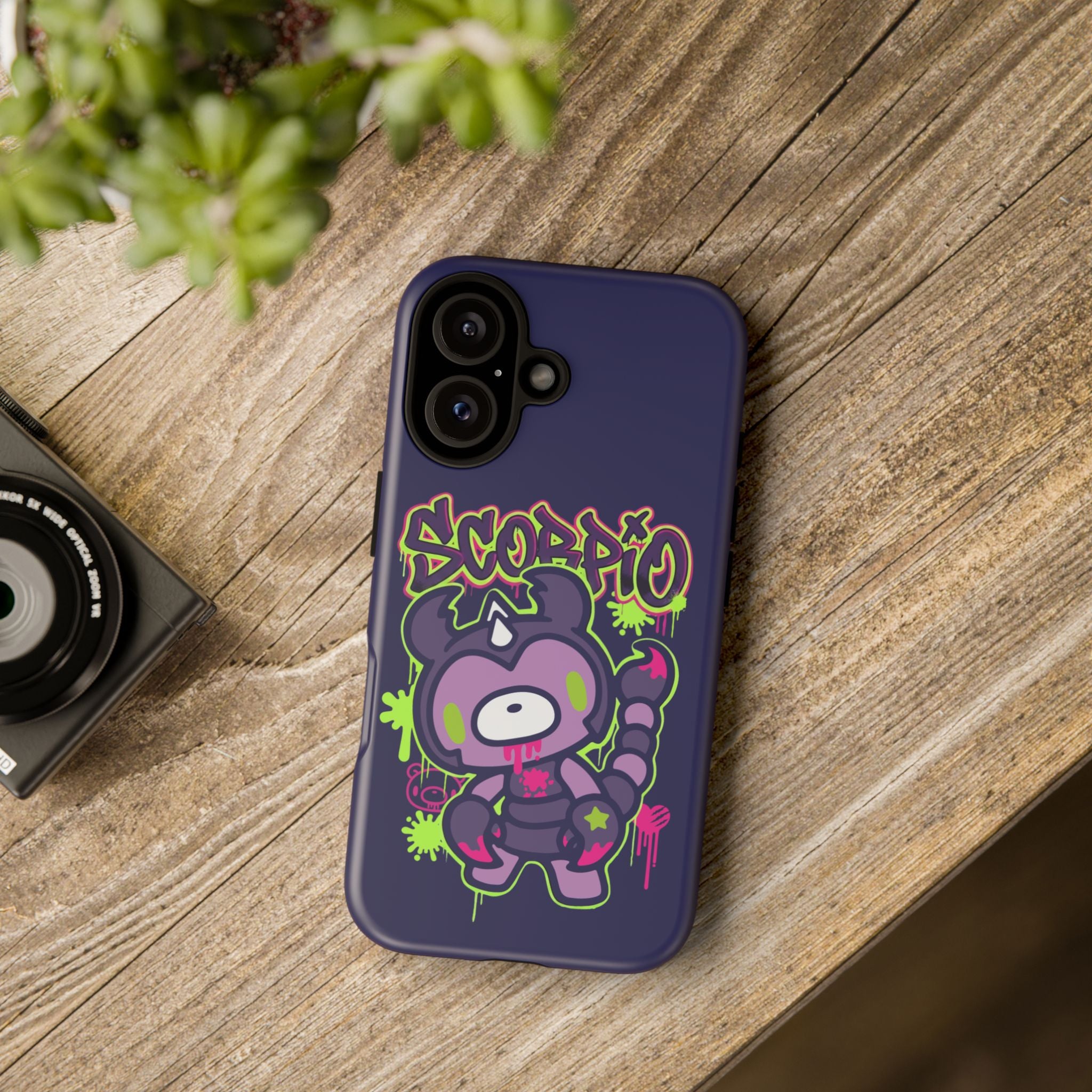 Zodiac Scorpio Gloomy Bear Phone Case