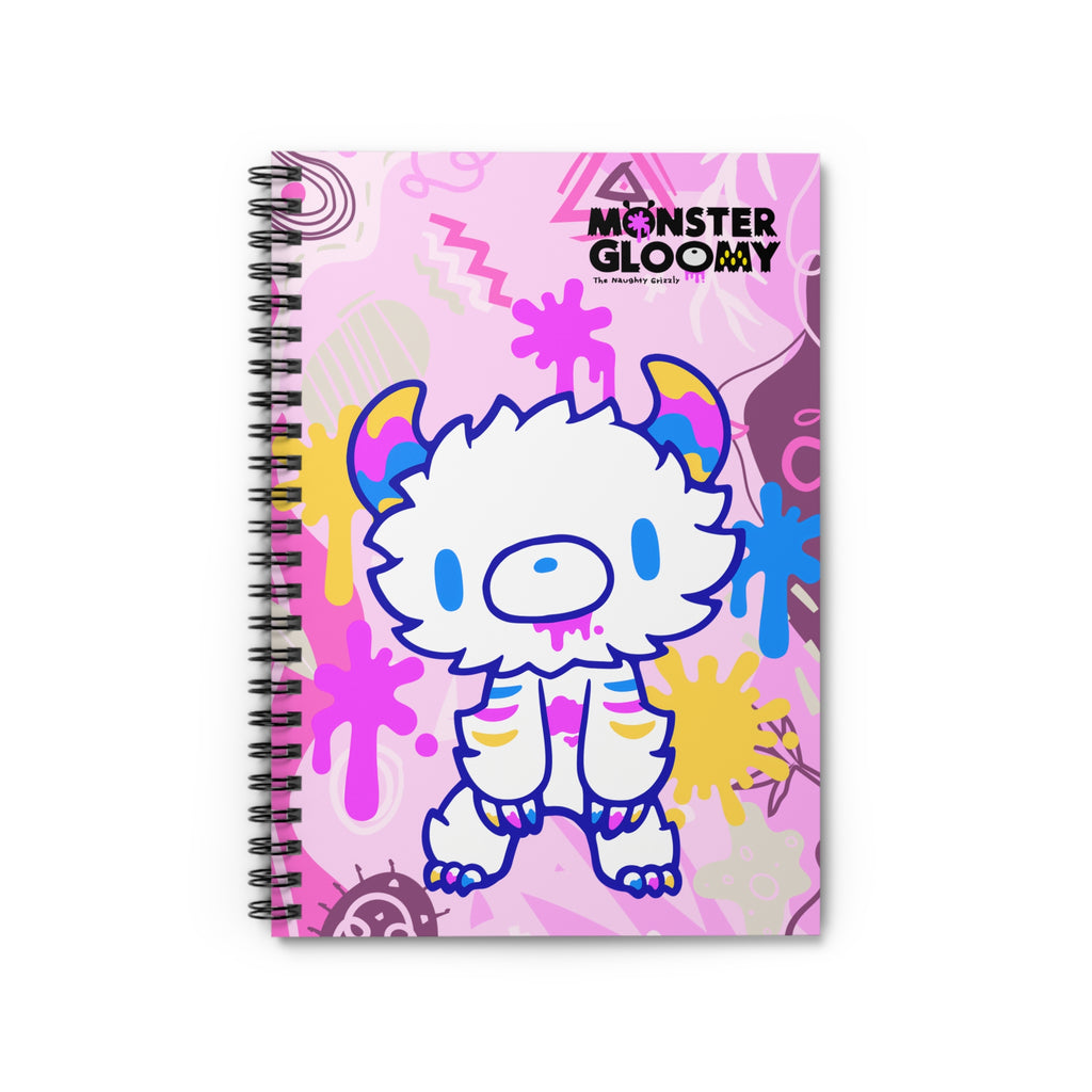 Gloomy Monster Spiral Notebook