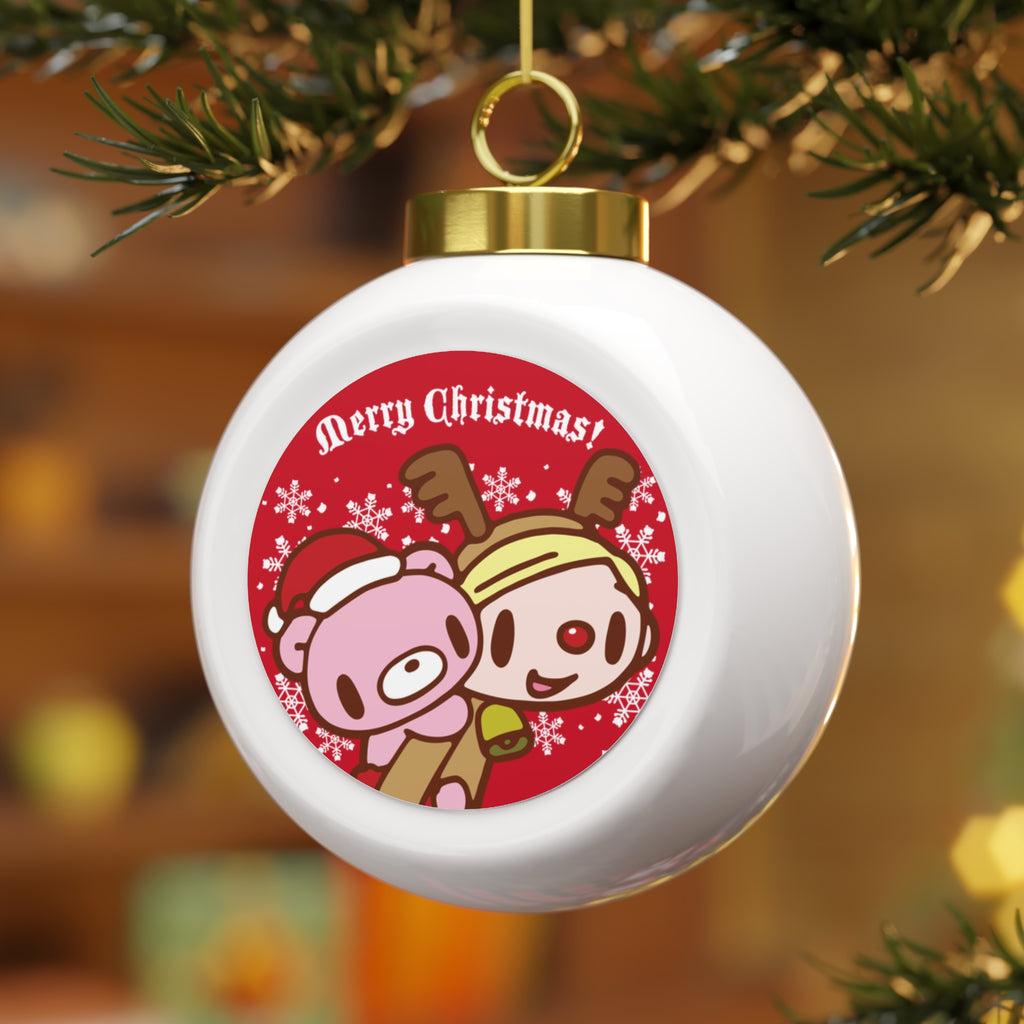 Gloomy Bear Christmas Ball Ornament