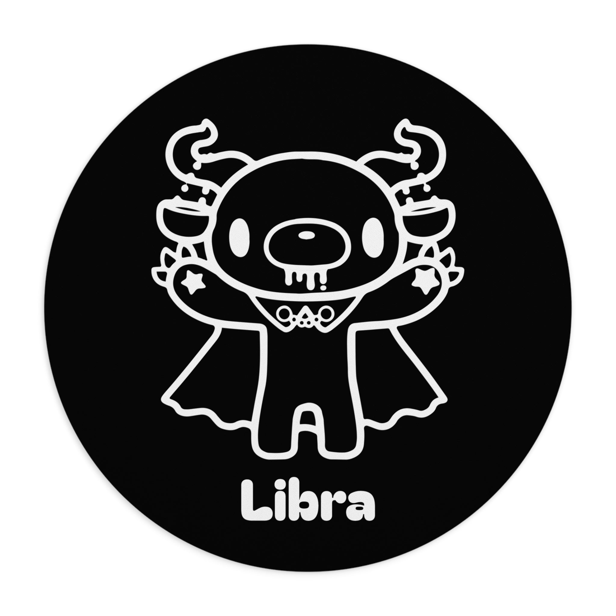 Gloomy Bear Zodiac Libra Mouse Pad