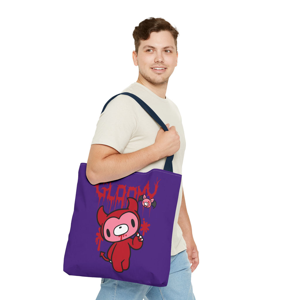 Gloomy Bear Halloween Devil Tote Bag - 2024