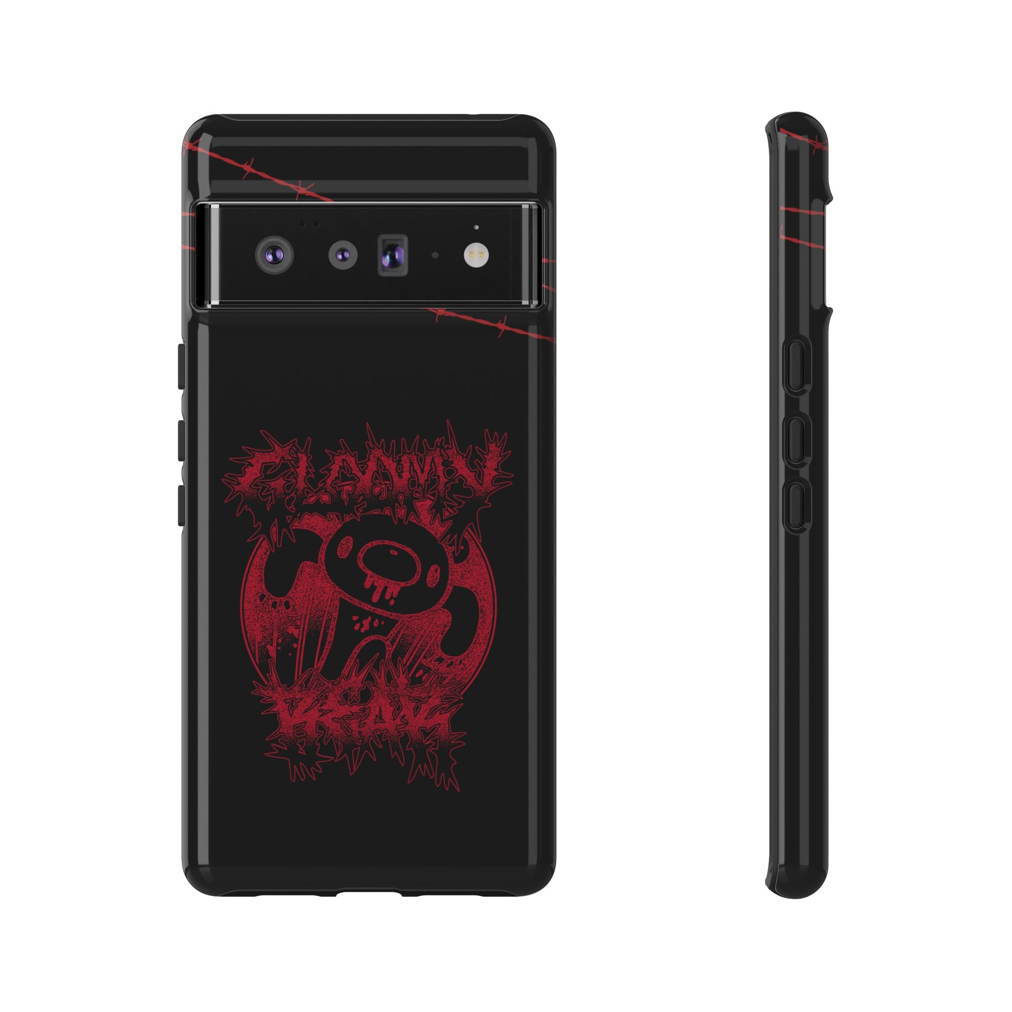 Gloomy Bear Metal Show Red Phone Case