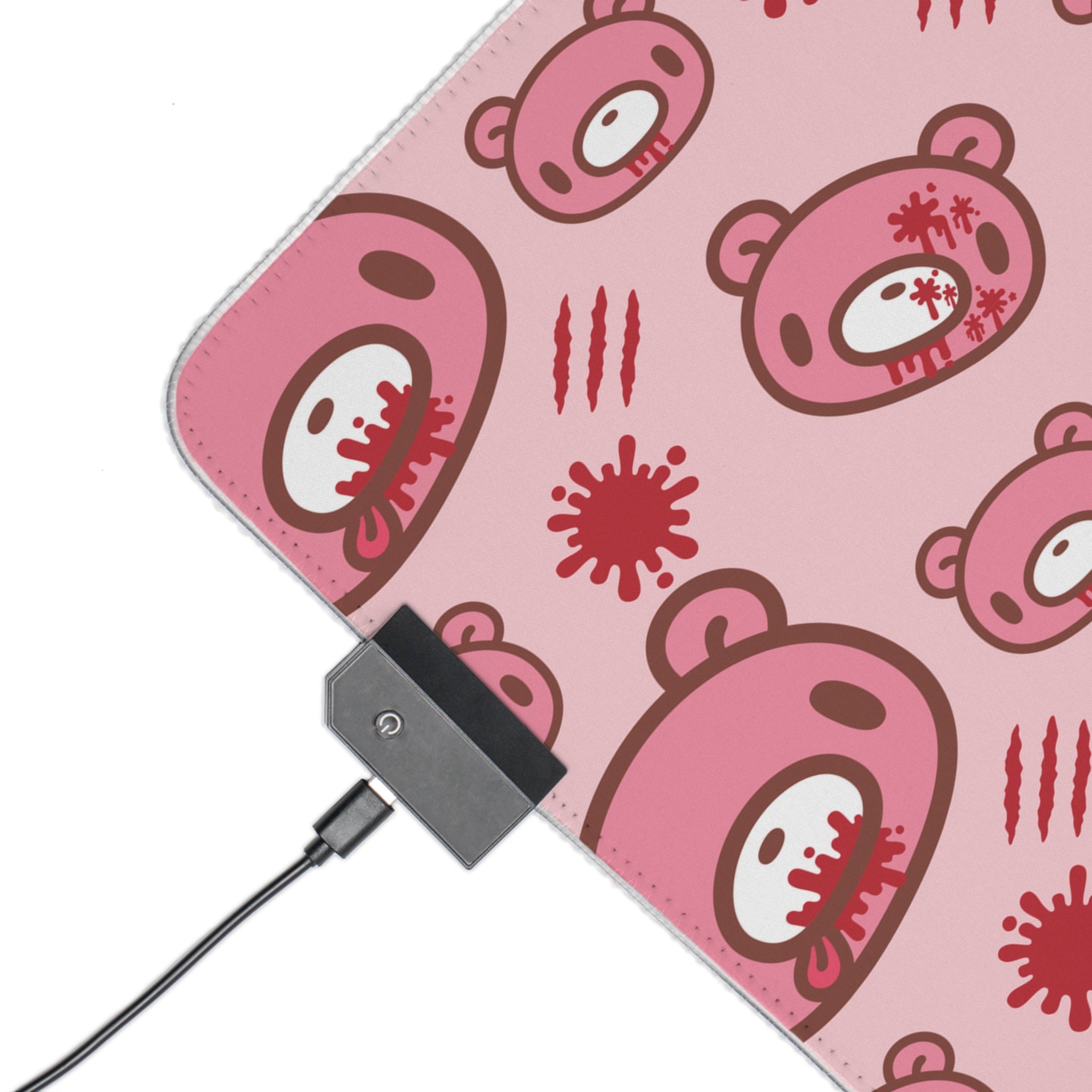 Gloomy Bear LED Gaming Mouse Pad