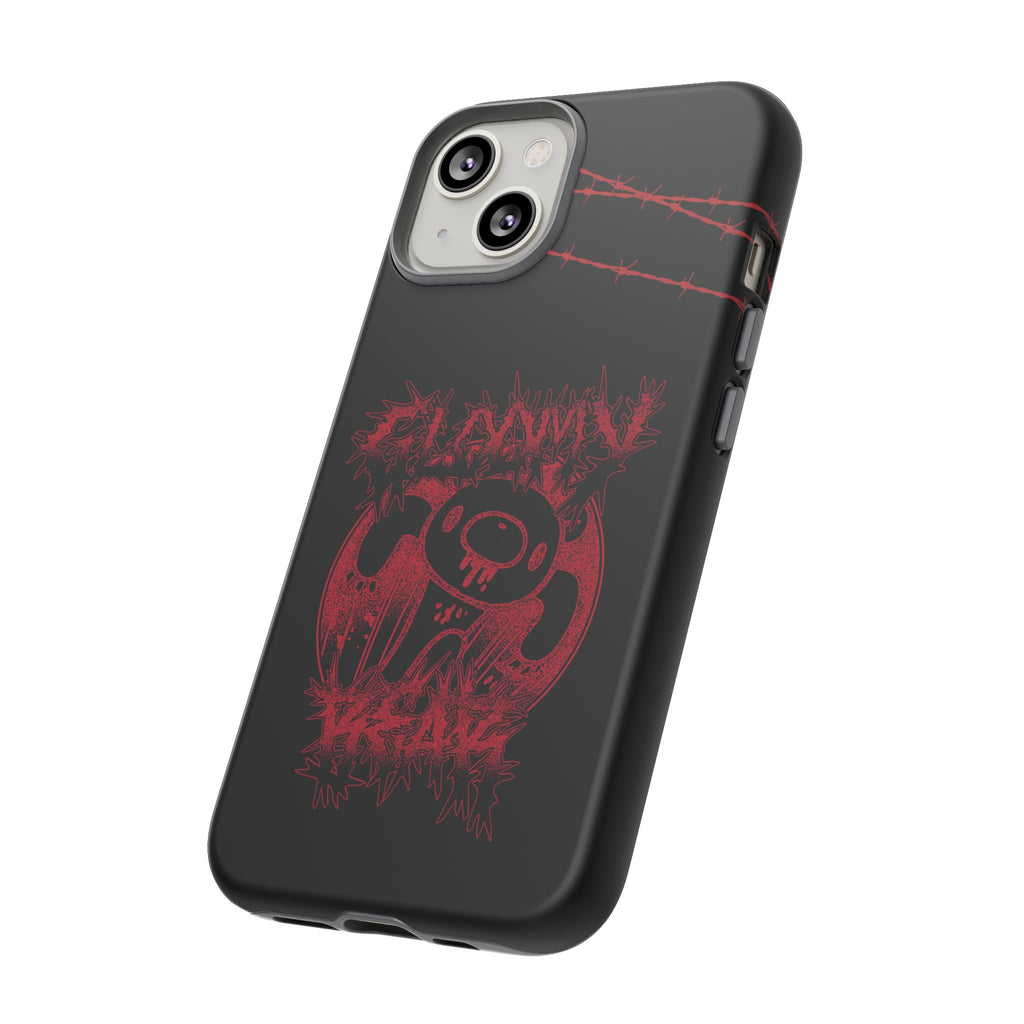 Gloomy Bear Metal Show Red Phone Case