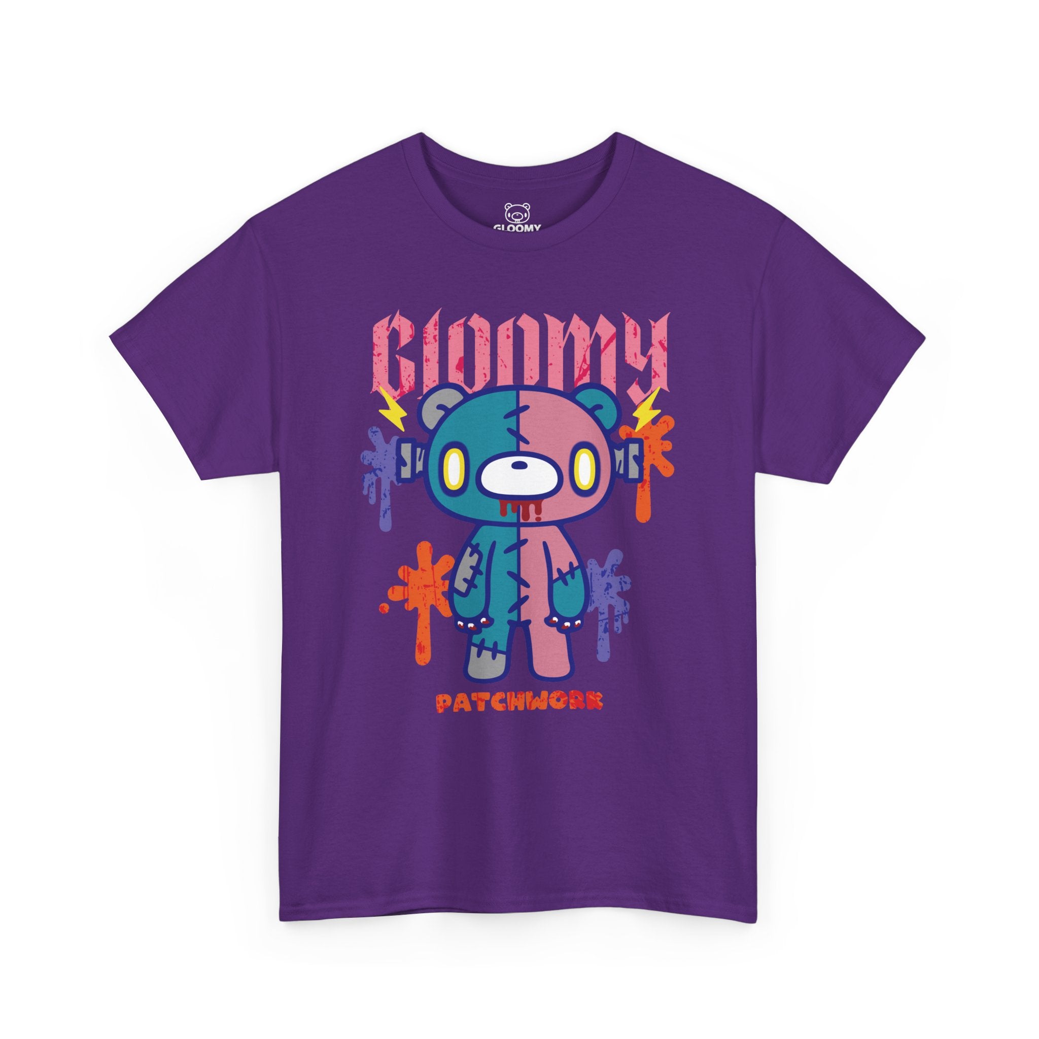 Gloomy Halloween Patchwork T-Shirt
