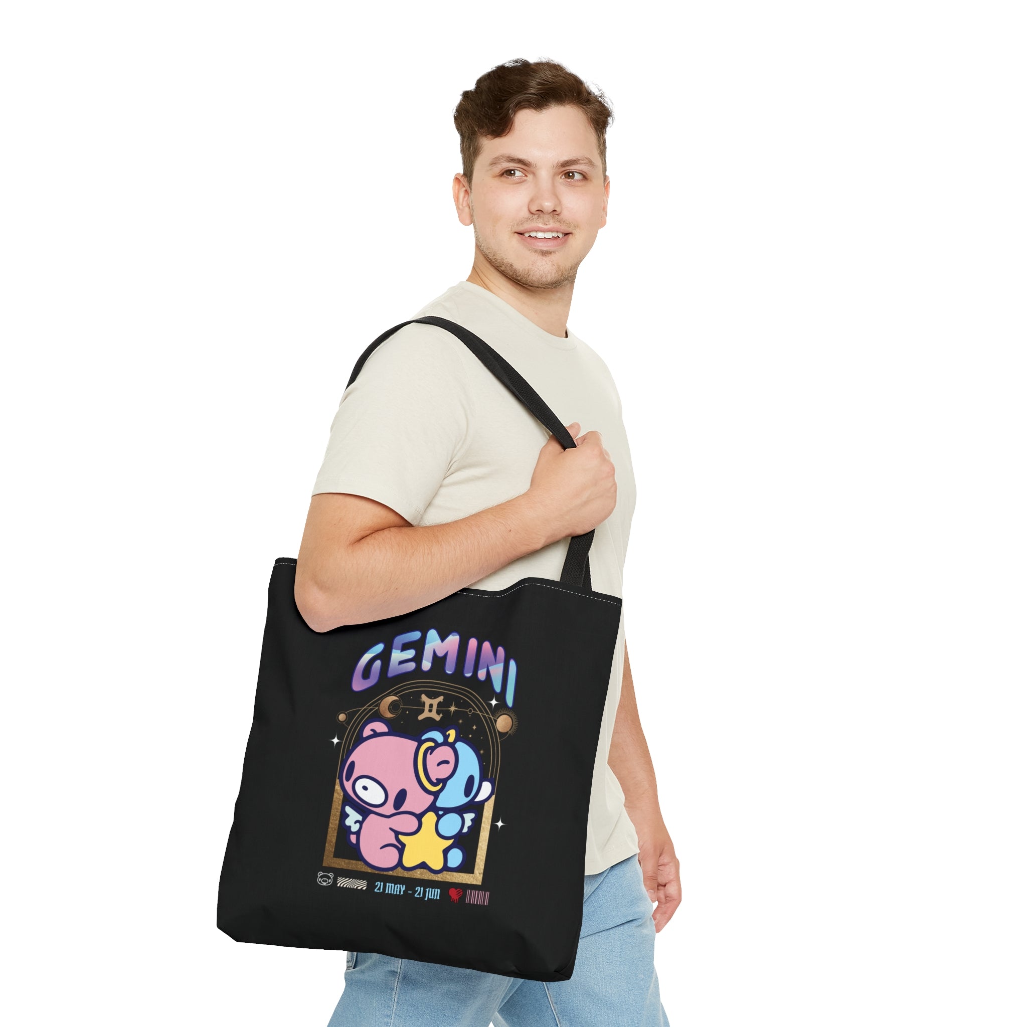 Gloomy Gemini zodiac Tote Bag