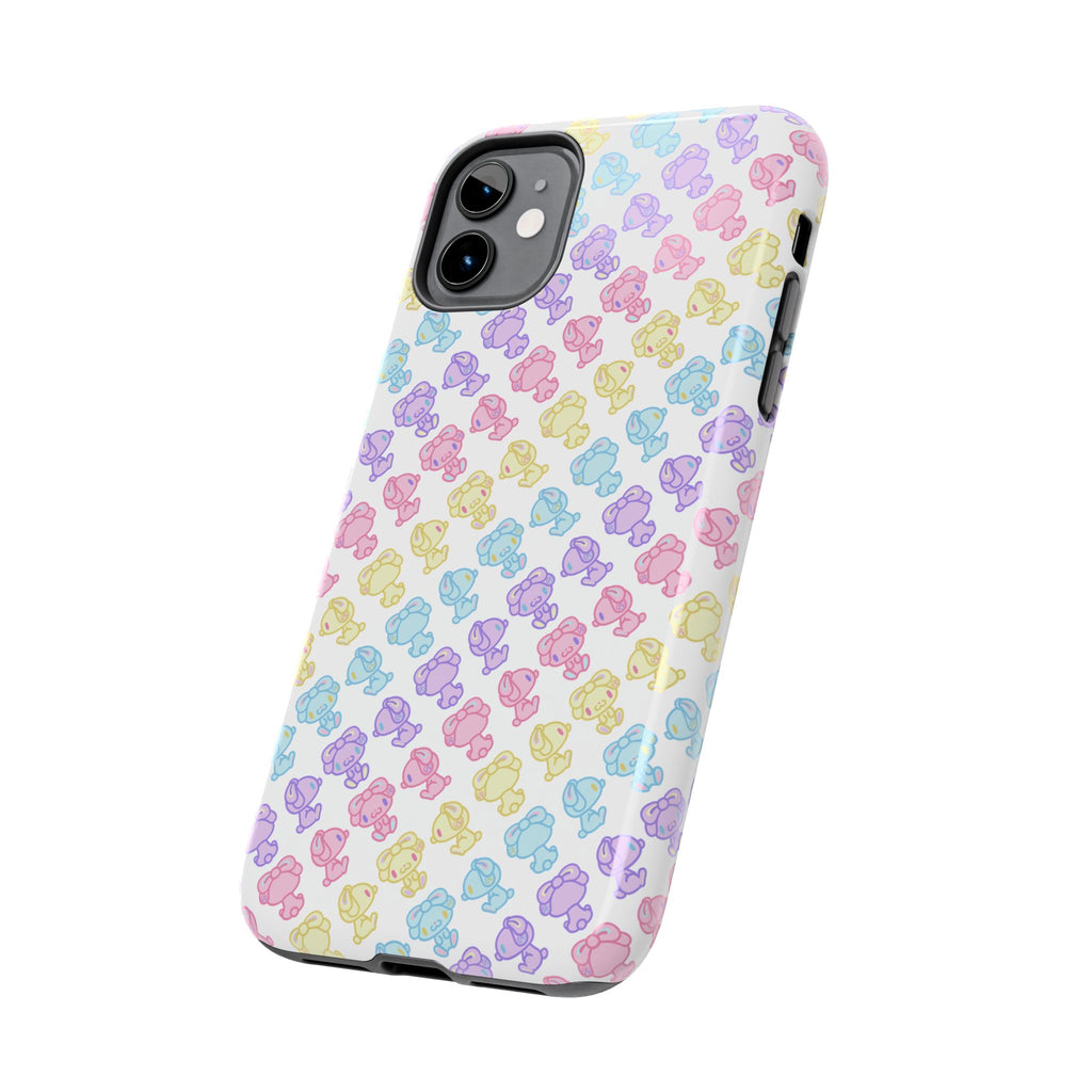 Rotating Pastel All Purpose Bunny - iPhone Case