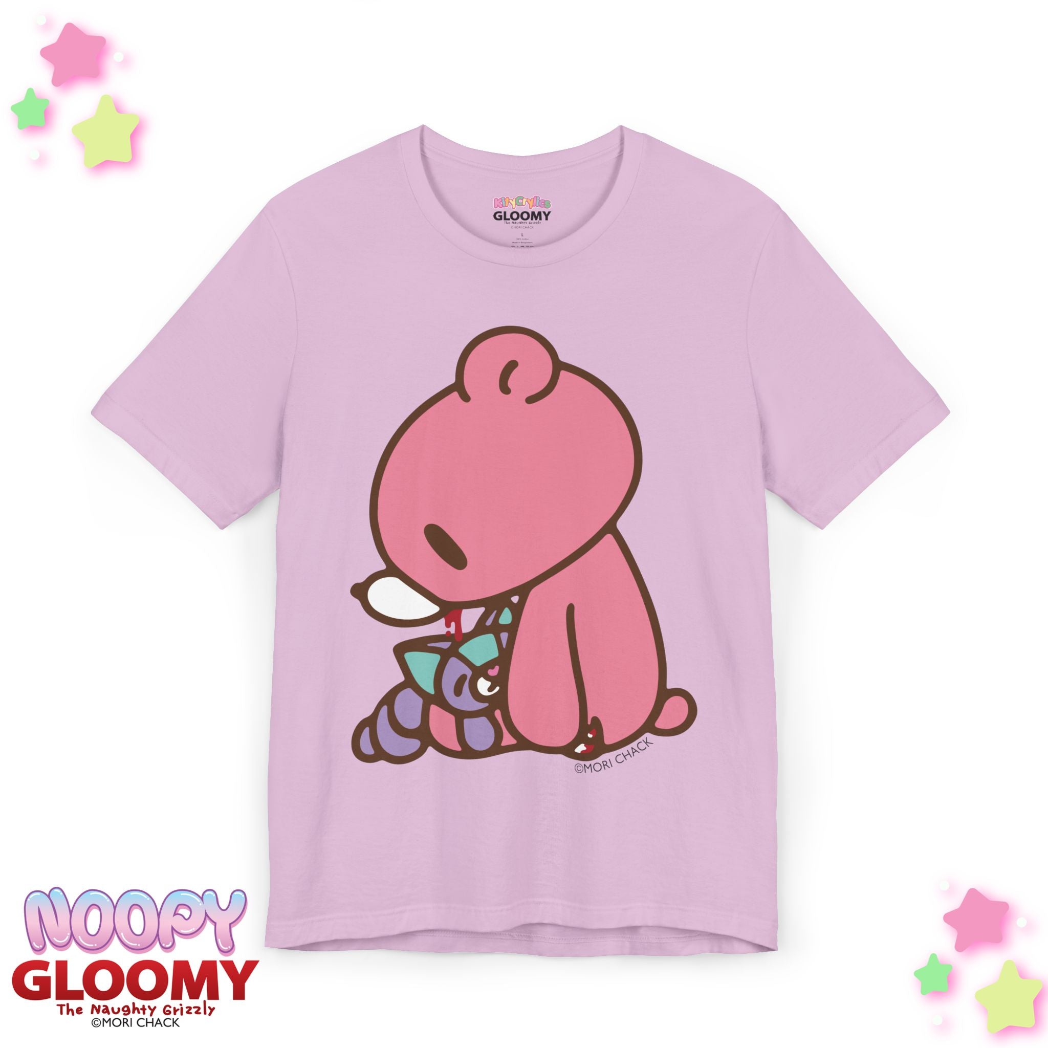 Gloomy Bear x Magical Noopy - UNISEX TEE [SITTING / LAVENDER]