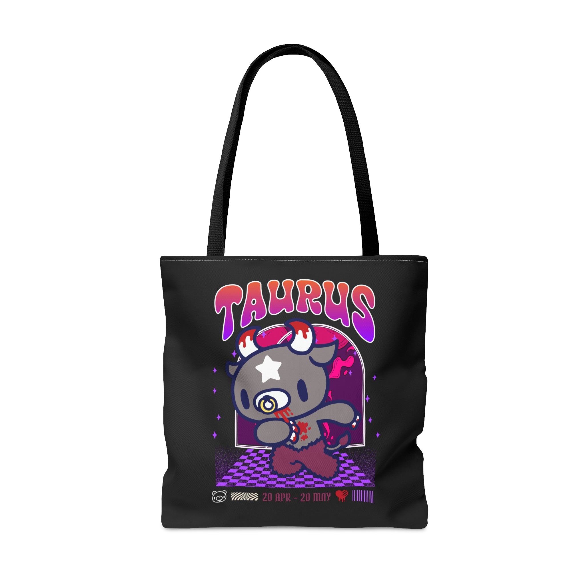 Gloomy Taurus  Zodiac Tote Bag