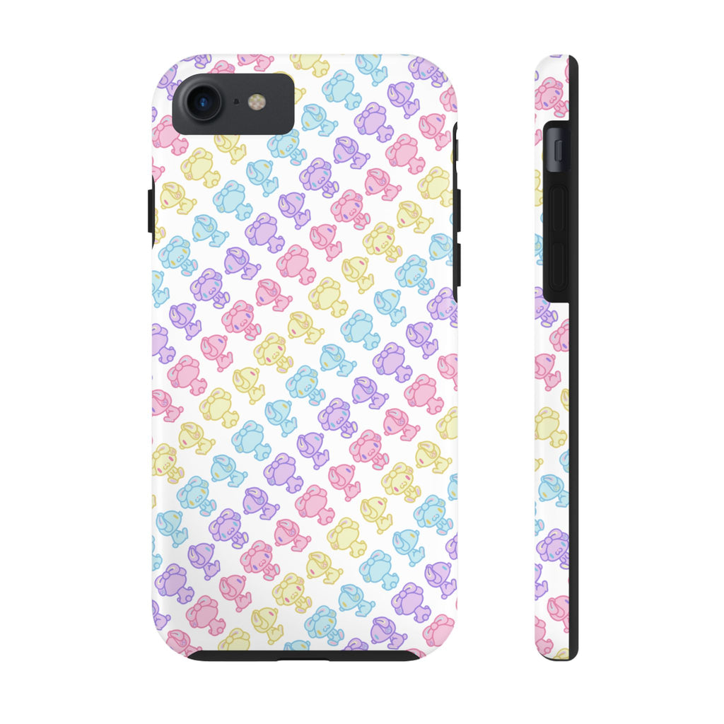 Rotating Pastel All Purpose Bunny - iPhone Case