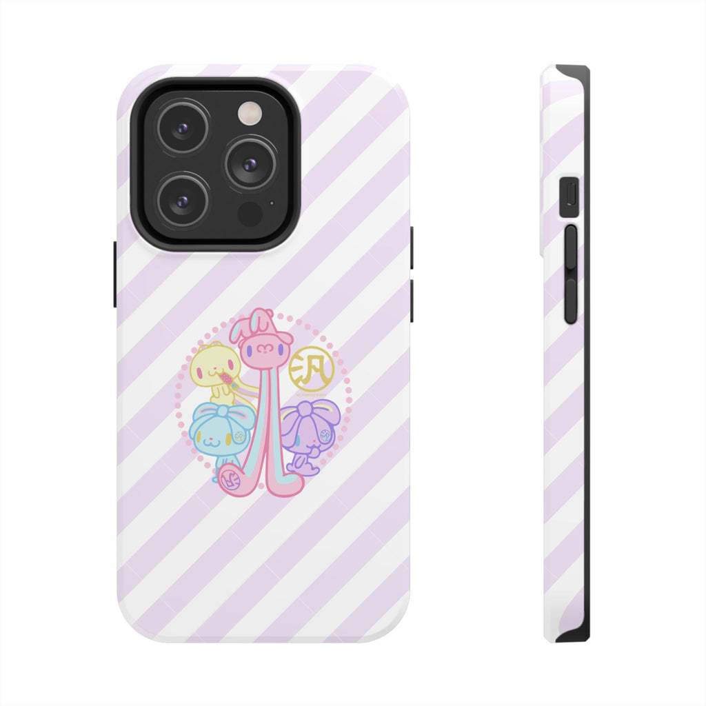 Group Pastel All Purpose Bunny - iPhone Case