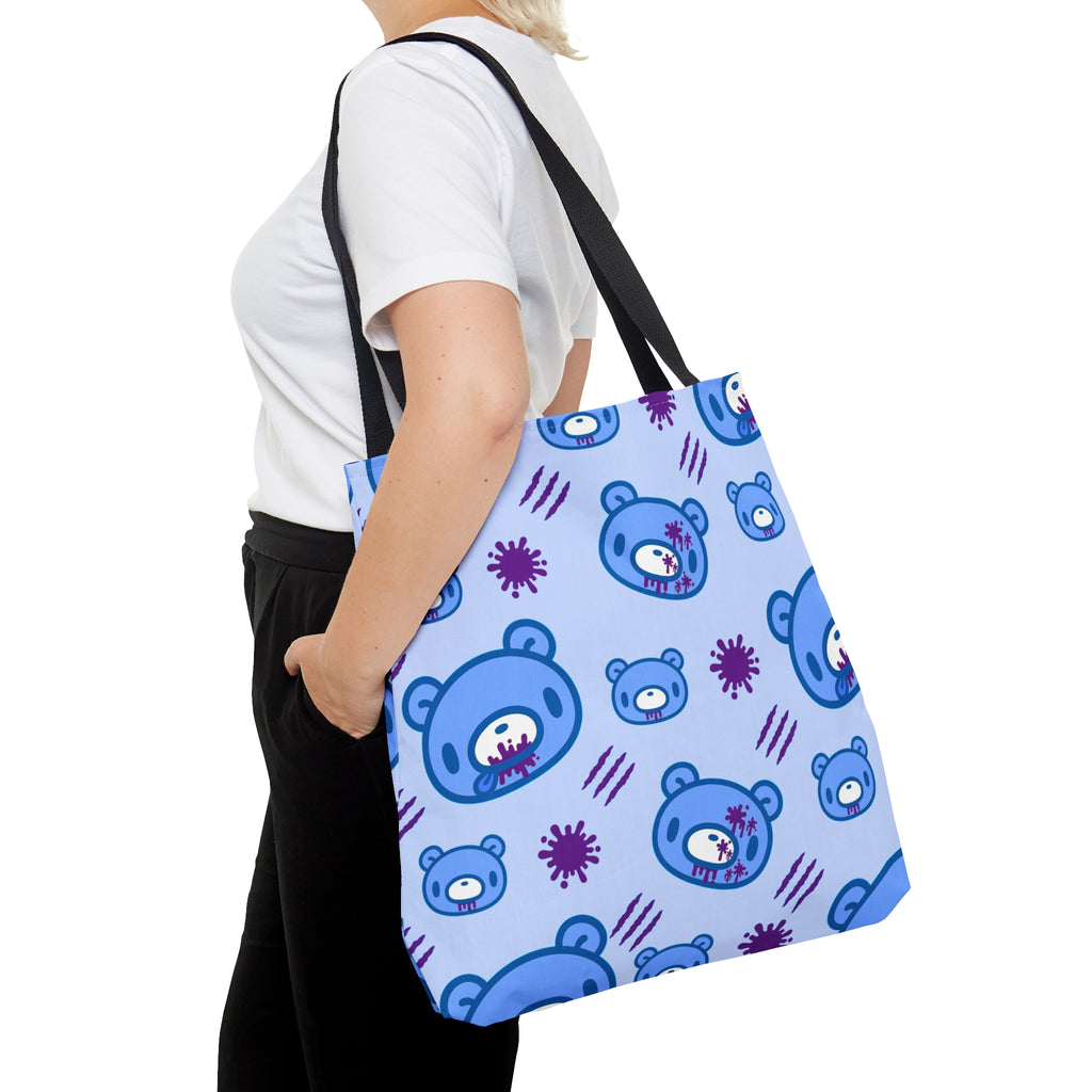 True Blue Gloomy - Canvas Tote Bag