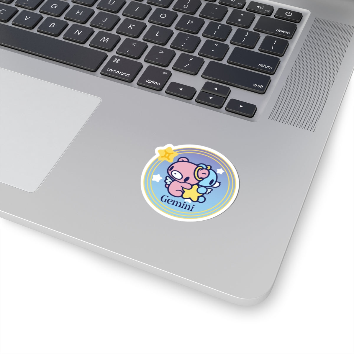 Gloomy gemini Zodiac Kiss-Cut Stickers