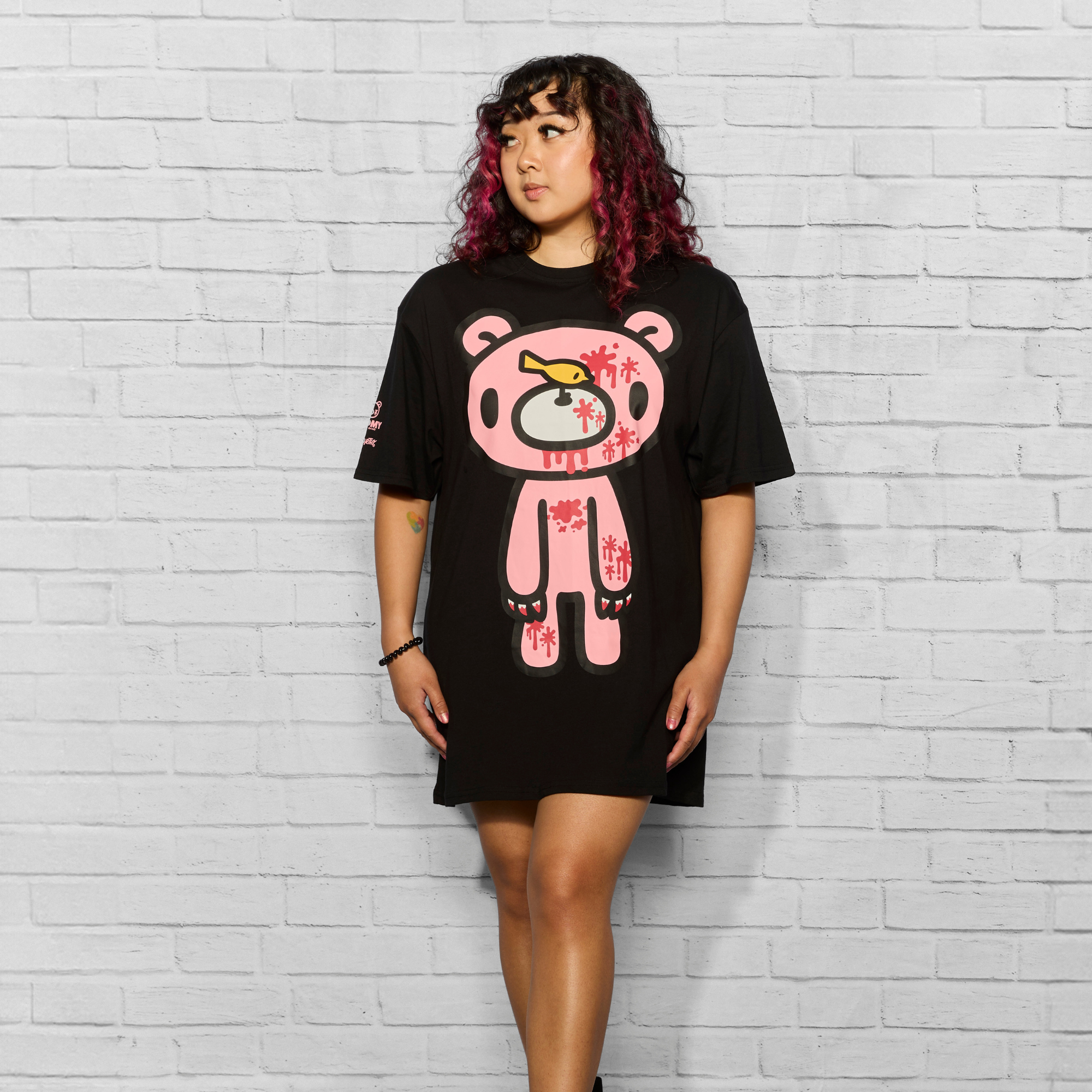 Gloomy Bear T-Shirt Dress
