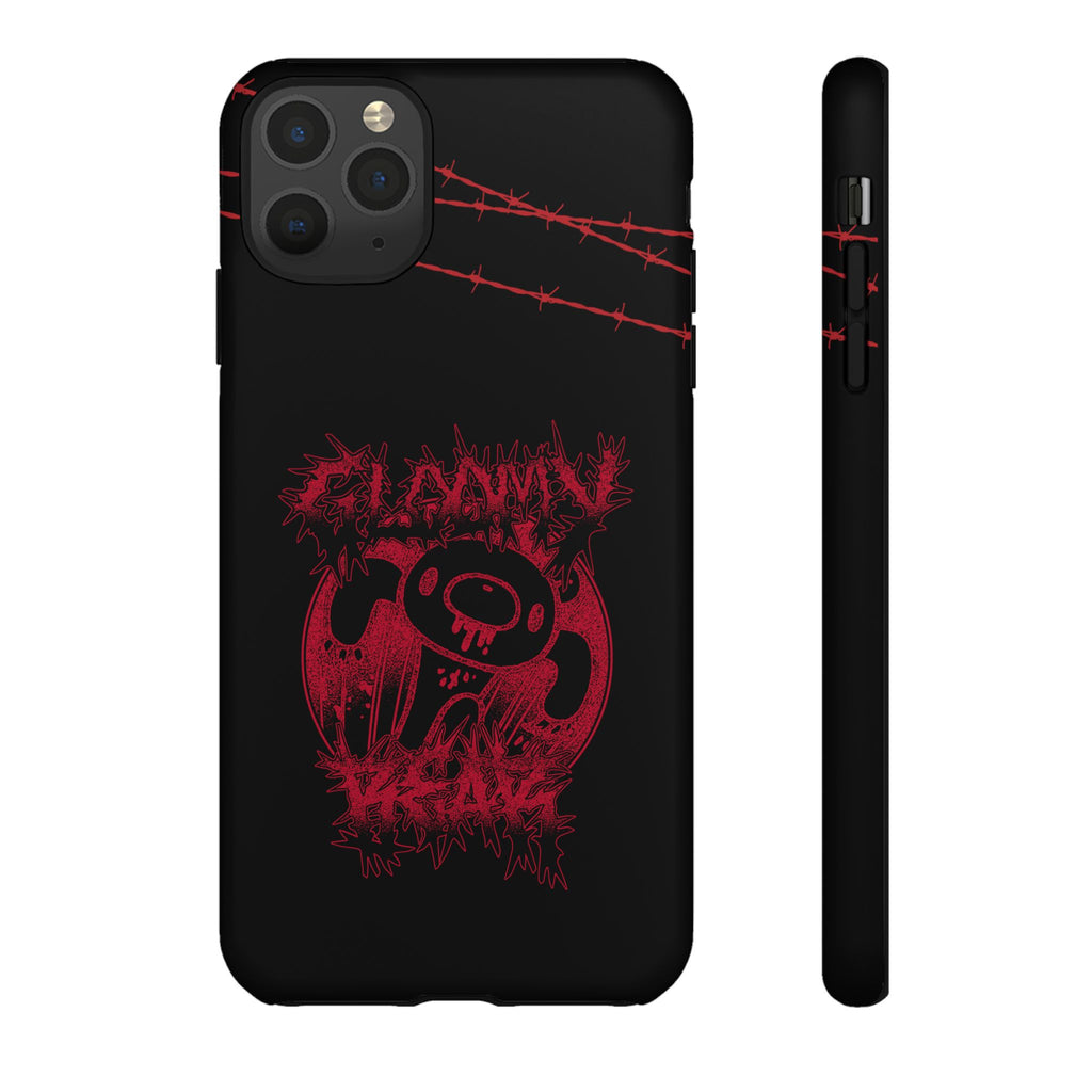 Gloomy Bear Metal Show Red Phone Case