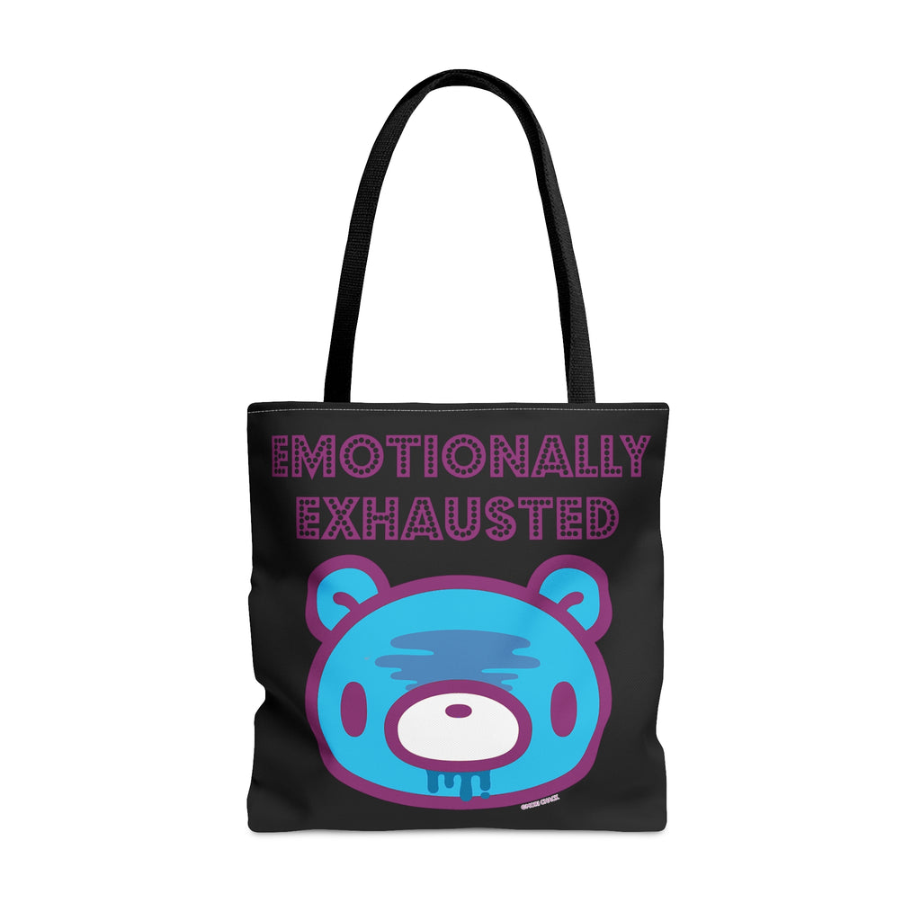 Emotionally Exhausted Gloomy Black Tote