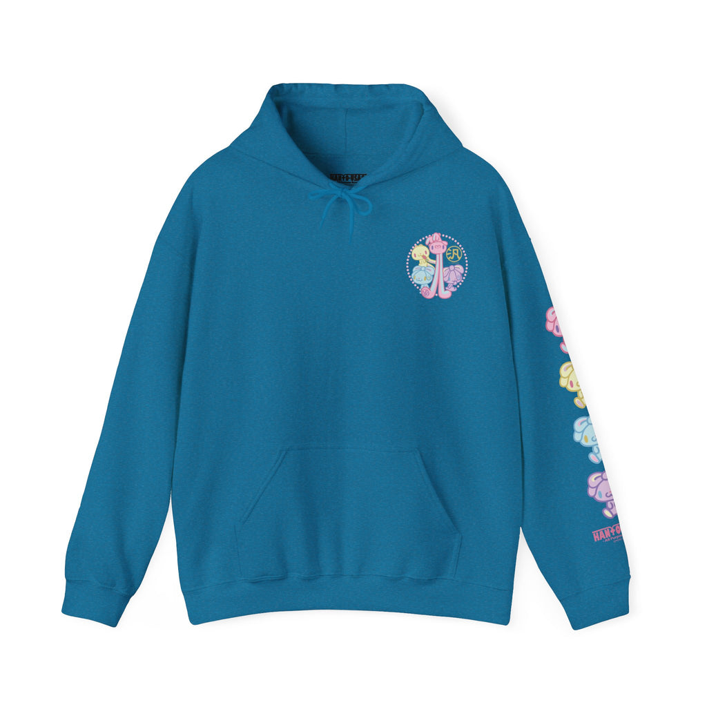 Pastel Pals All Purpose Bunny Unisex Hooded Sweatshirt