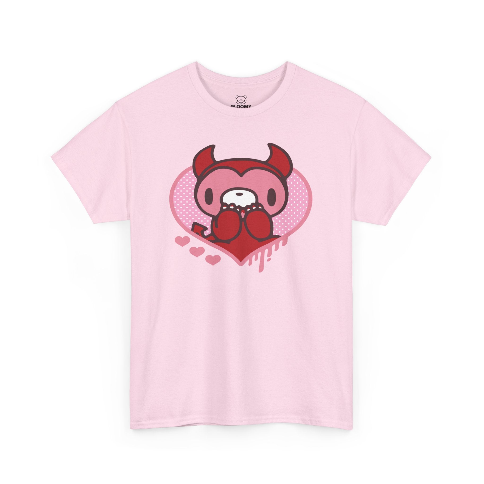 Valentine's Day Devil Gloomy Bear Unisex Tee
