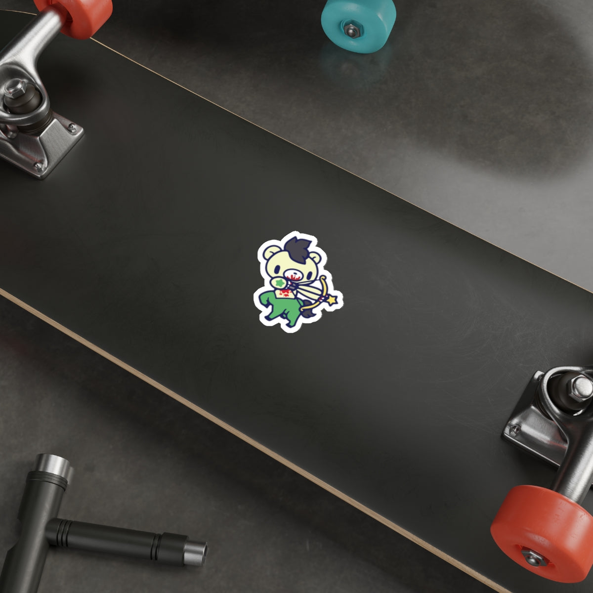 Gloomy Zodiac Sagittarius Die-Cut Stickers
