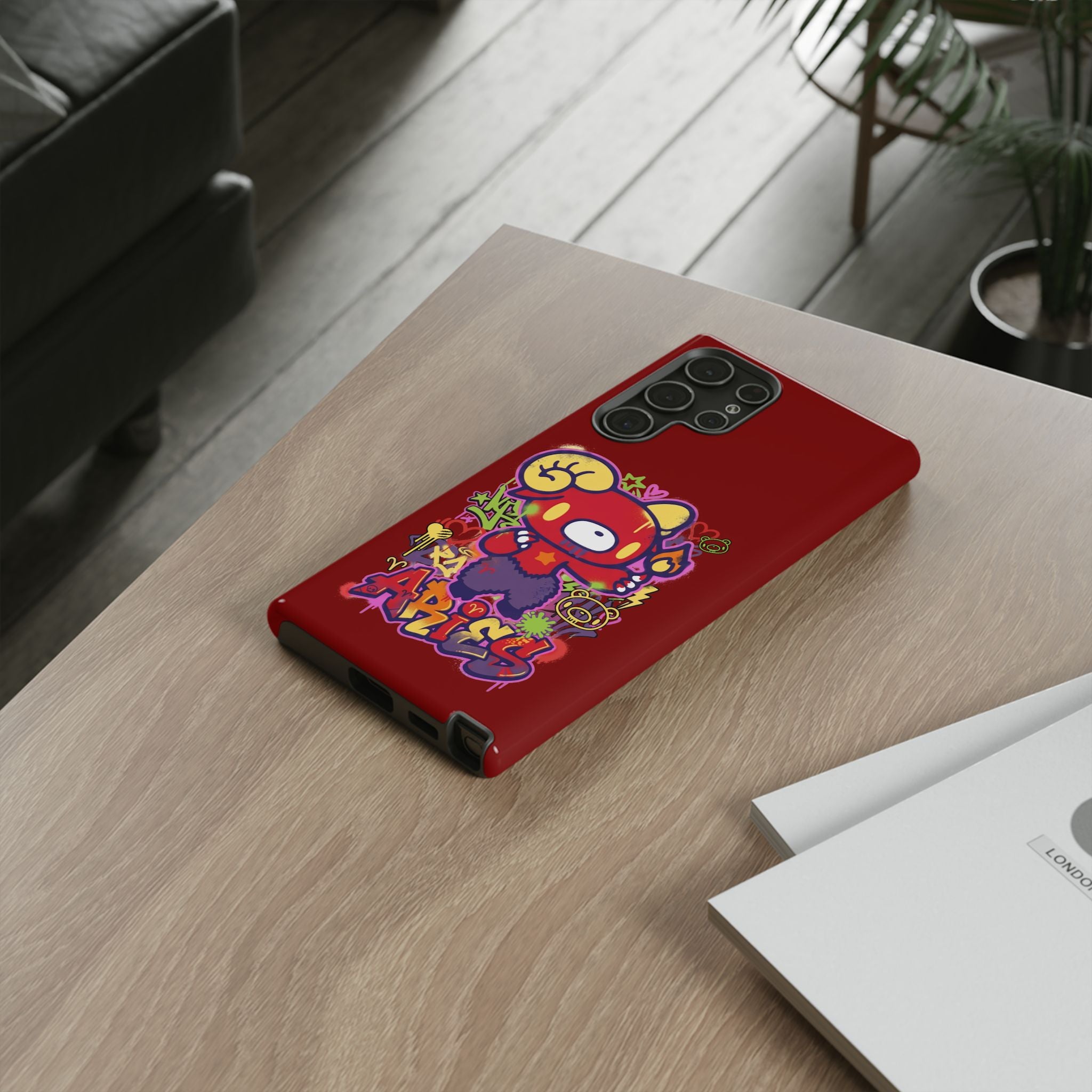 Zodiac Aries  Gloomy Bear Phone Case