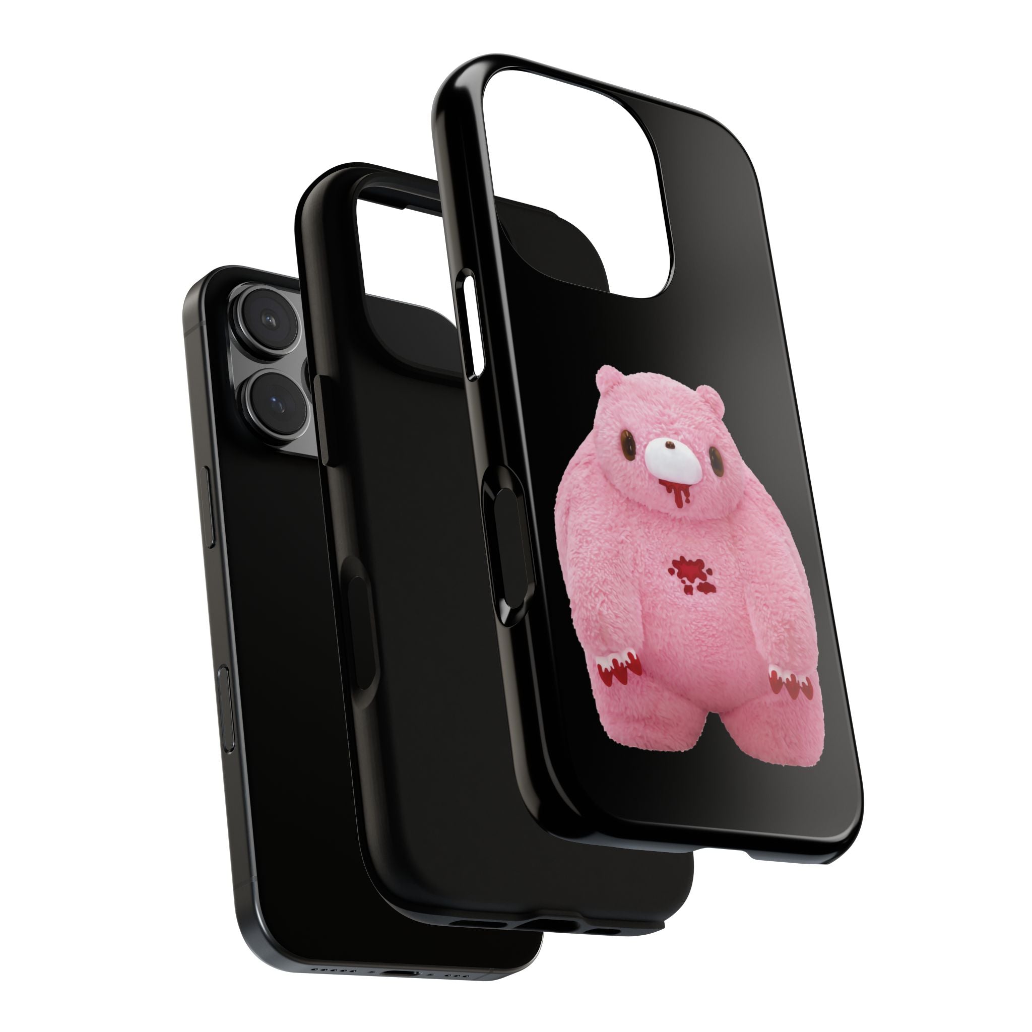 Chubby Gloomy Plush Tough Phone Case