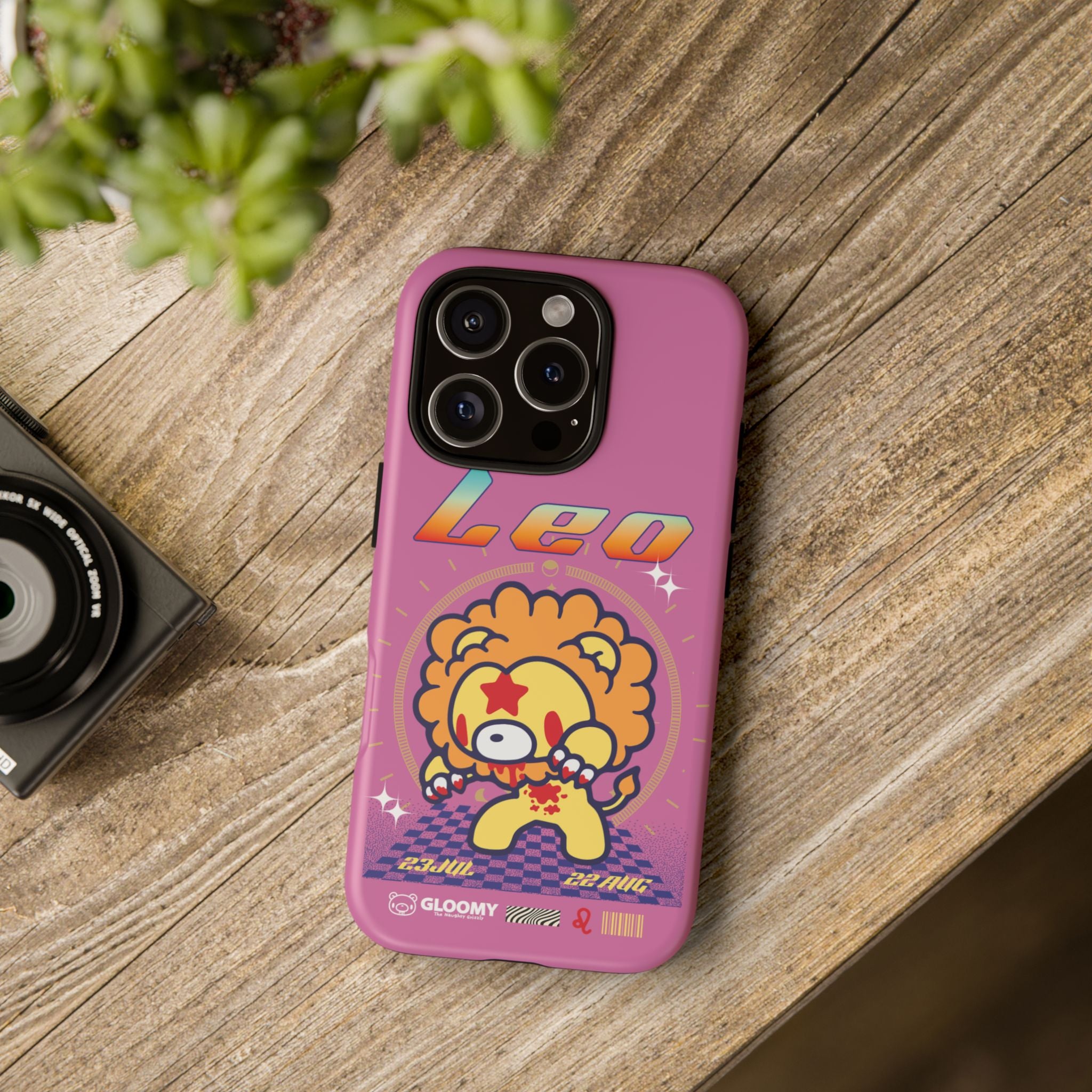 Zodiac Leo gloomy bear Phone Case