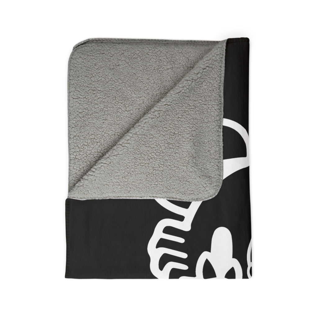 Gloomy Bear Cancer Zodiac Fleece Sherpa Blanket