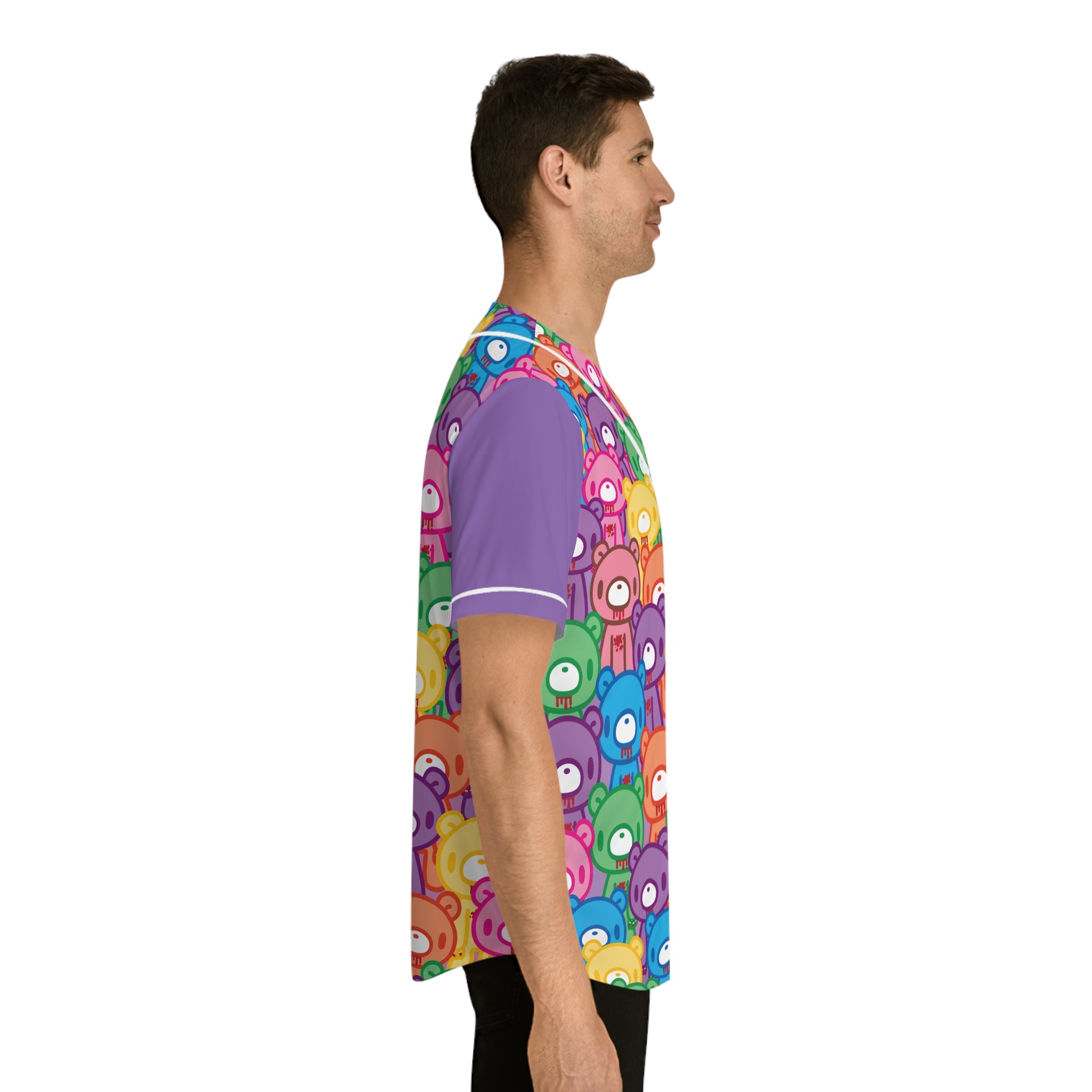 Gloomy Bear "Rainbow Dreams" Men's Baseball Jersey