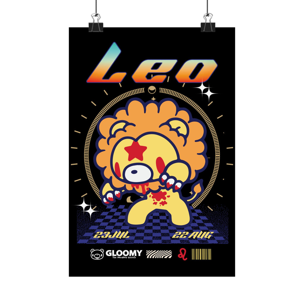 Leo Zodiac Satin Posters (300gsm)