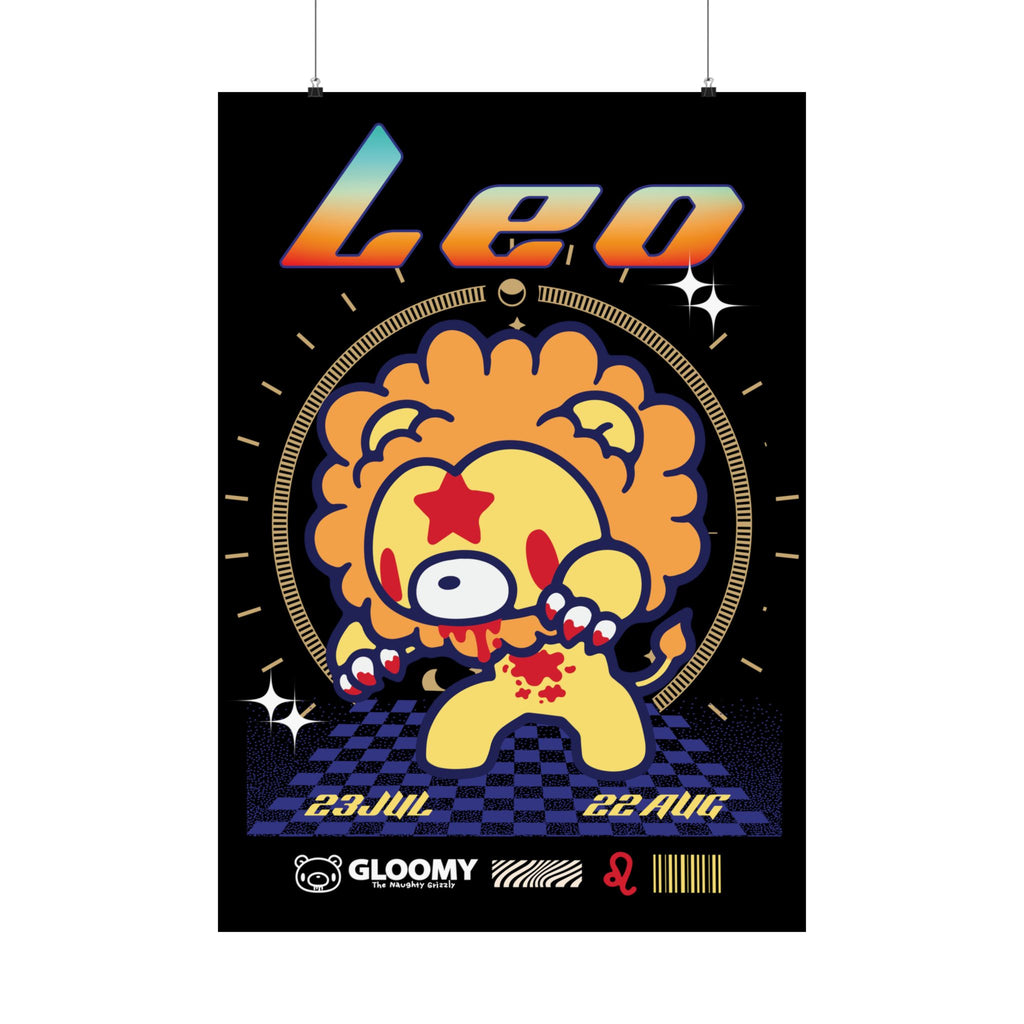 Leo Zodiac Satin Posters (300gsm)