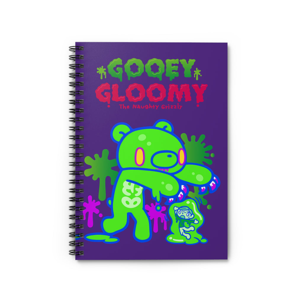 Gooey Gloomy Slime Spiral Notebook