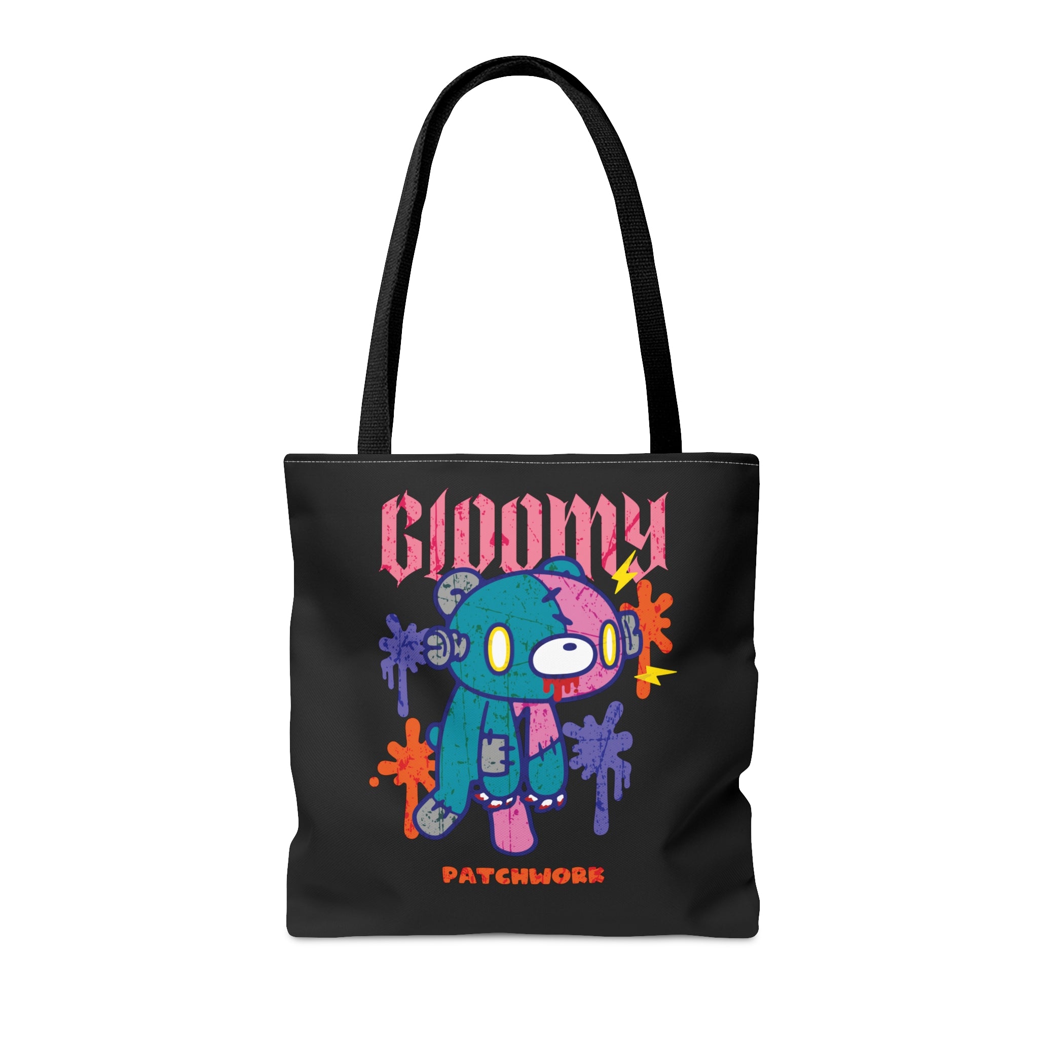 Gloomy Halloween Patchwork Tote Bag