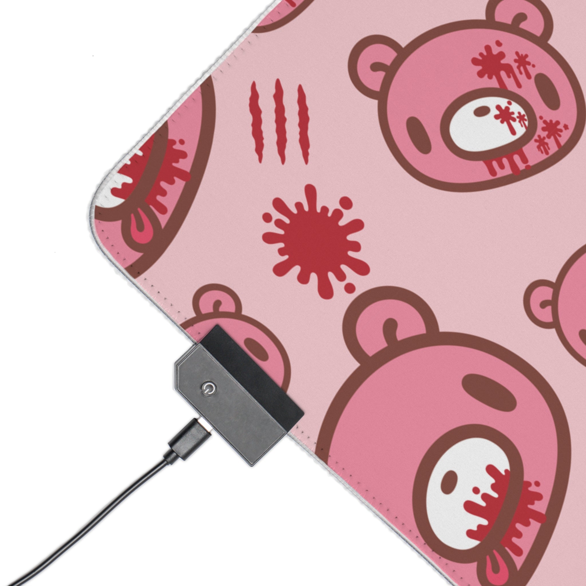 Gloomy Bear LED Gaming Mouse Pad