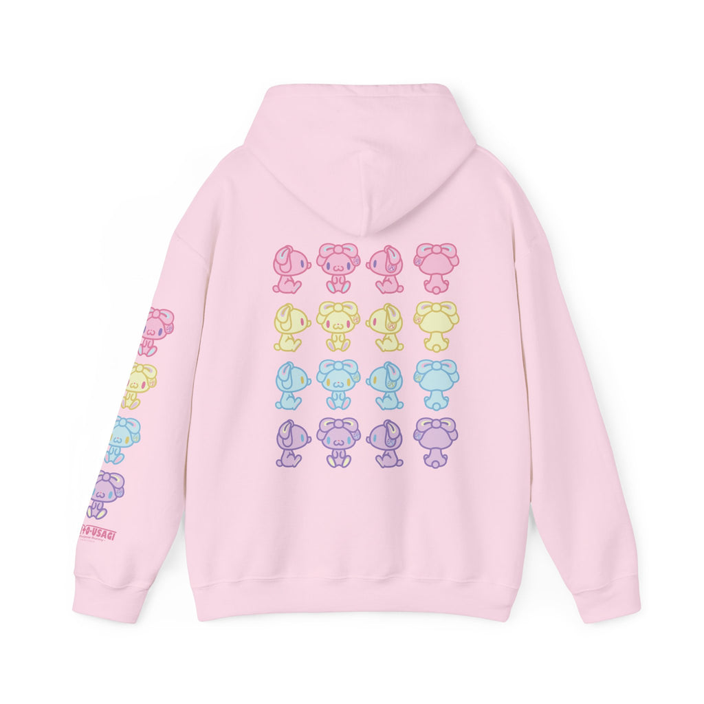 Pastel Pals All Purpose Bunny Unisex Hooded Sweatshirt