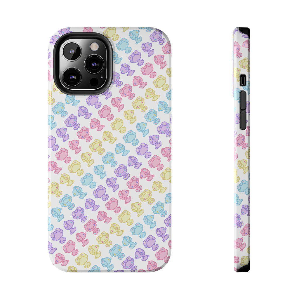 Rotating Pastel All Purpose Bunny - iPhone Case