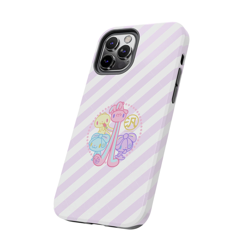 Group Pastel All Purpose Bunny - iPhone Case