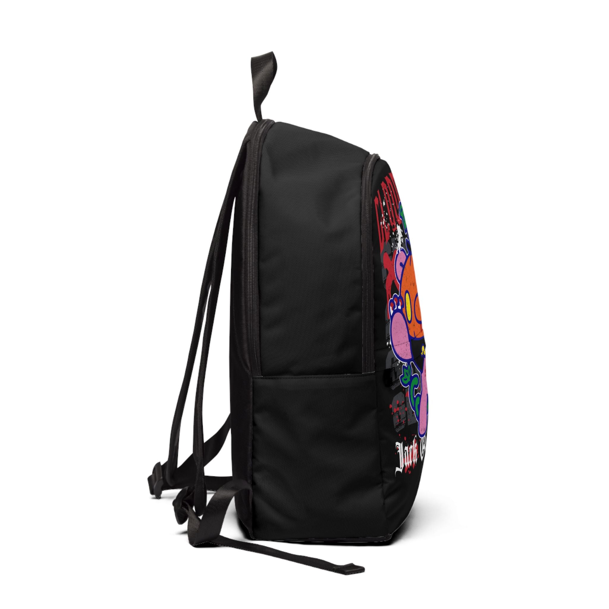 Jack O lantern Gloomy Halloween Unisex Fabric Backpack