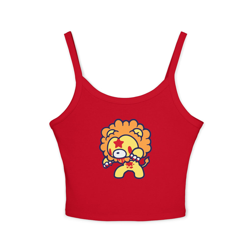 Leo Zodiac Gloomy Bear Spaghetti Strap Tank Top